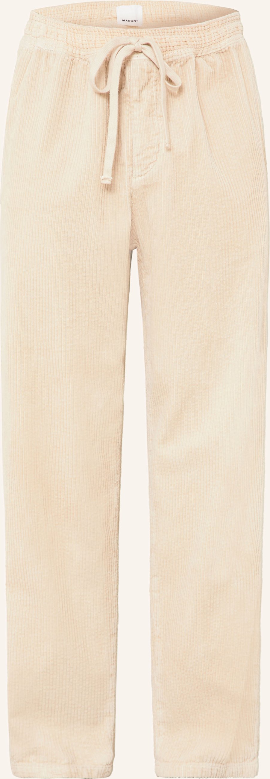 Thumbnail - Isabel Marant Cordhose Nirlen Regular Fit beige