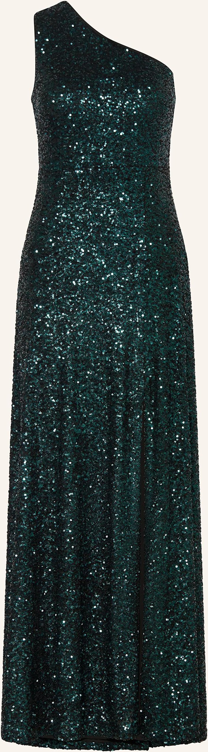 Thumbnail - Apart One-Shoulder-Kleid Mit Pailletten gruen
