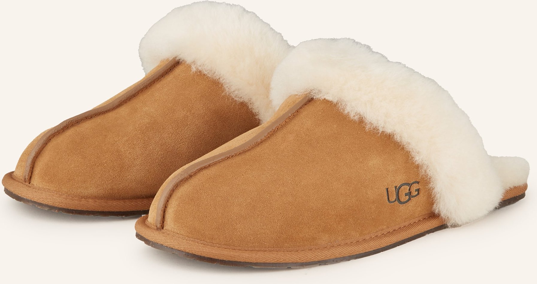Thumbnail - Ugg Hausschuhe Scuffette Ii beige