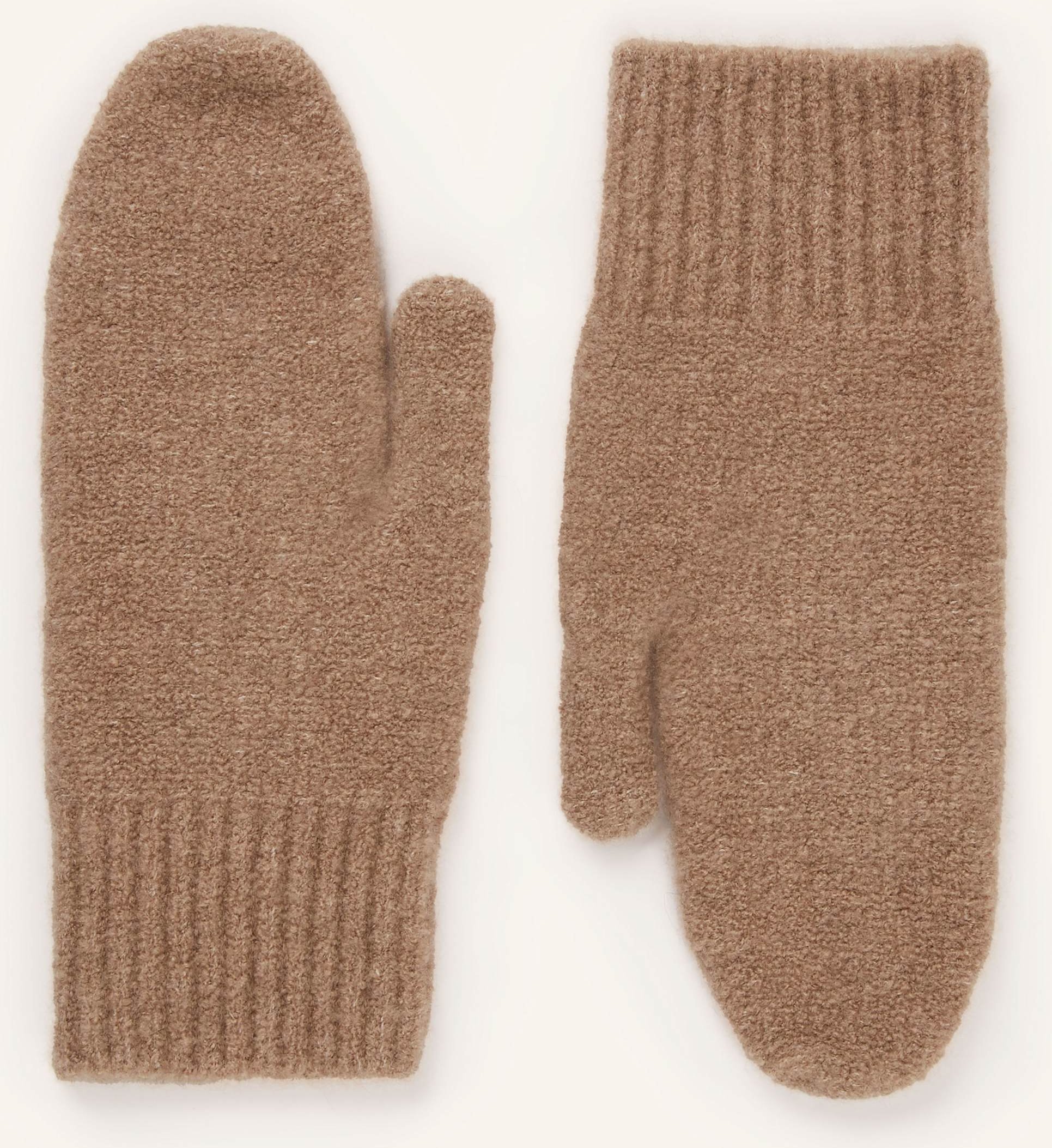 (The Mercer) N.Y. Cashmere-Fäustlinge beige