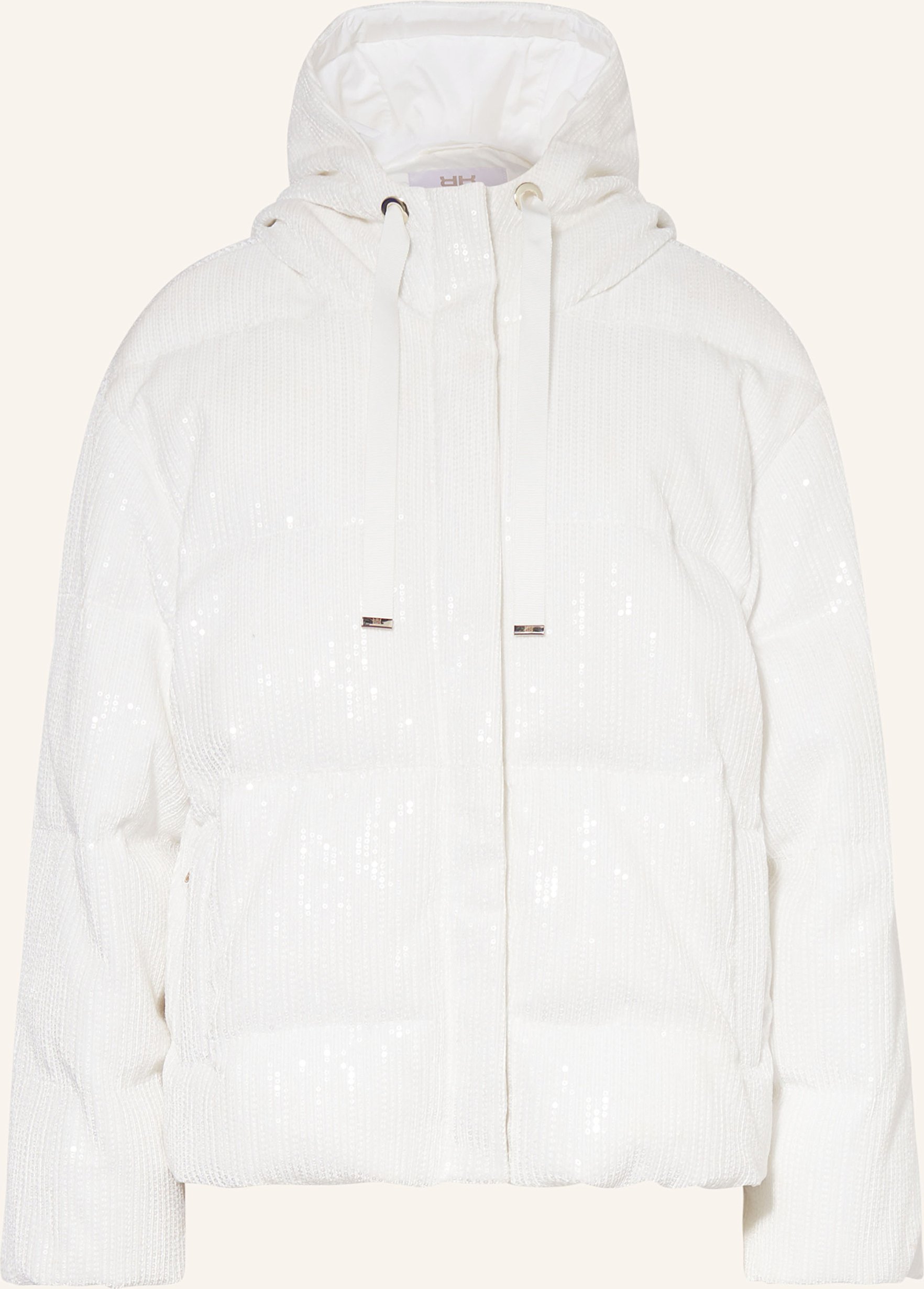 Riani Steppjacke Mit Pailletten weiss