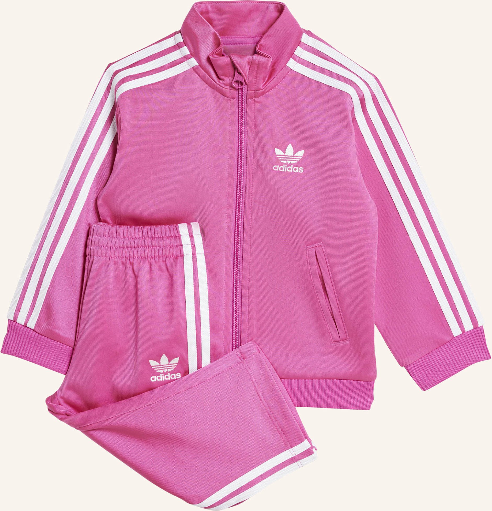 Thumbnail - Adidas Originals Adicolor Firebird Kids Trainingsanzug pink