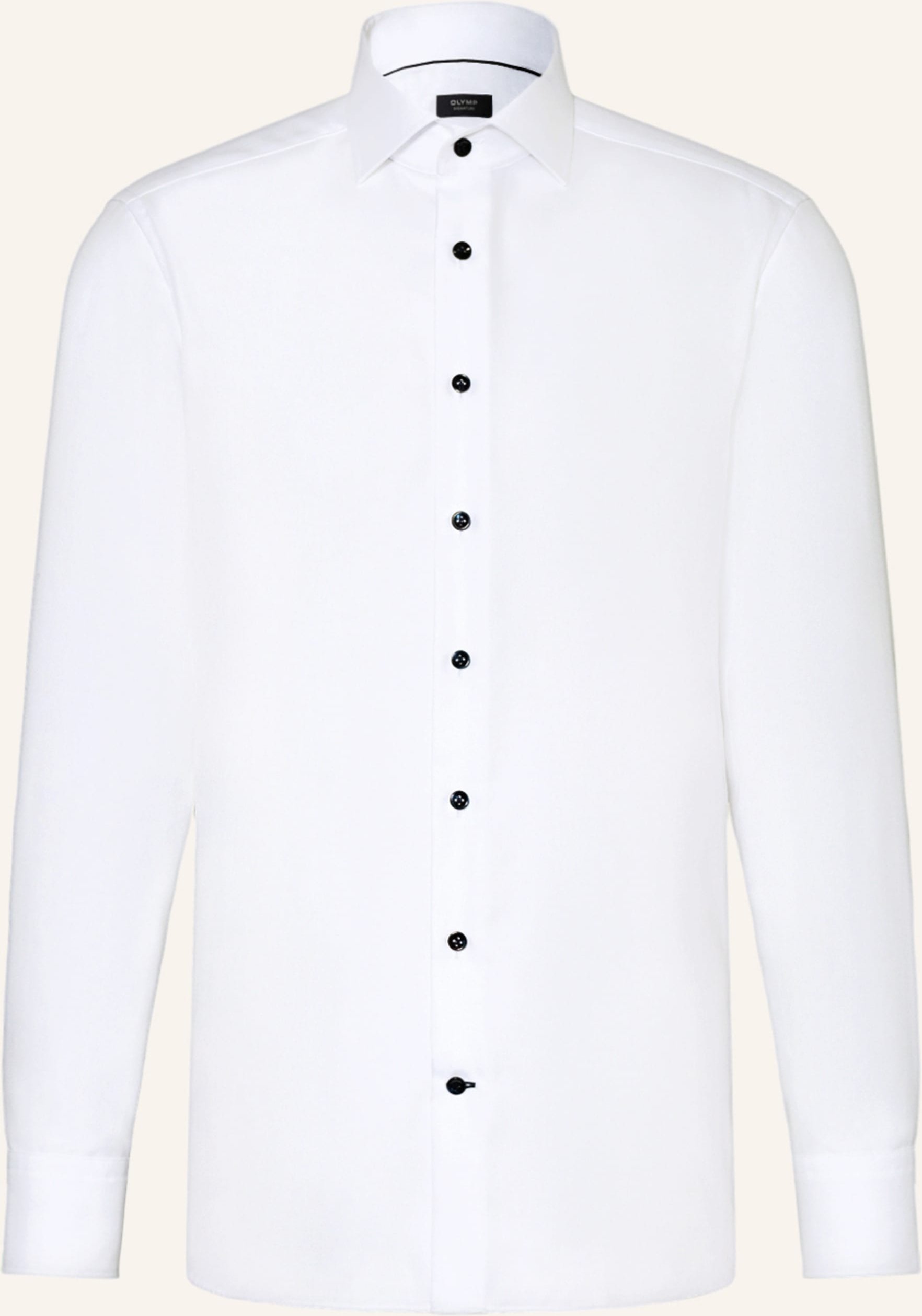 Thumbnail - Olymp Signature Hemd Tailored Fit weiss