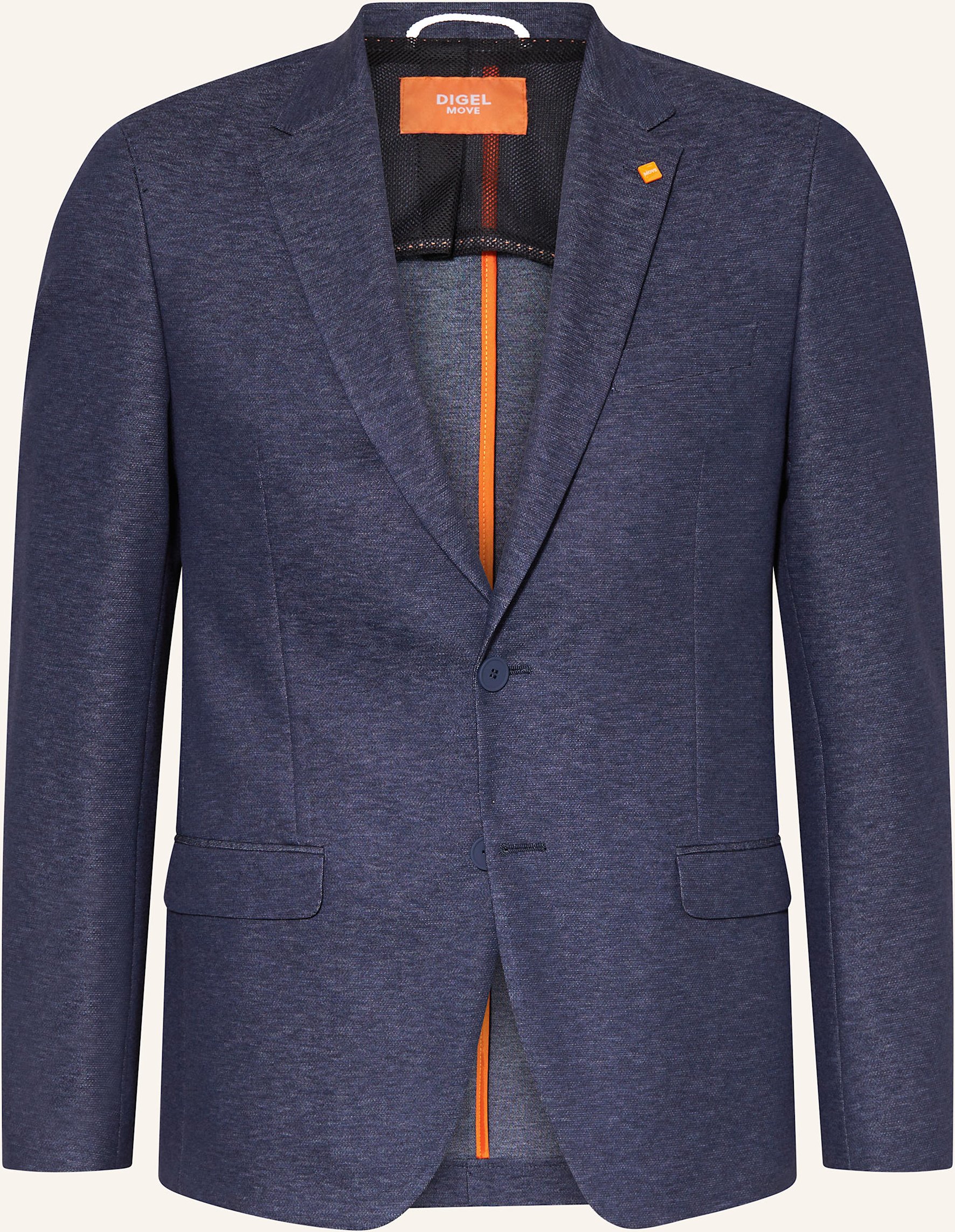 Digel Move Anzugsakko Anello-St Slim Fit Aus Jersey blau
