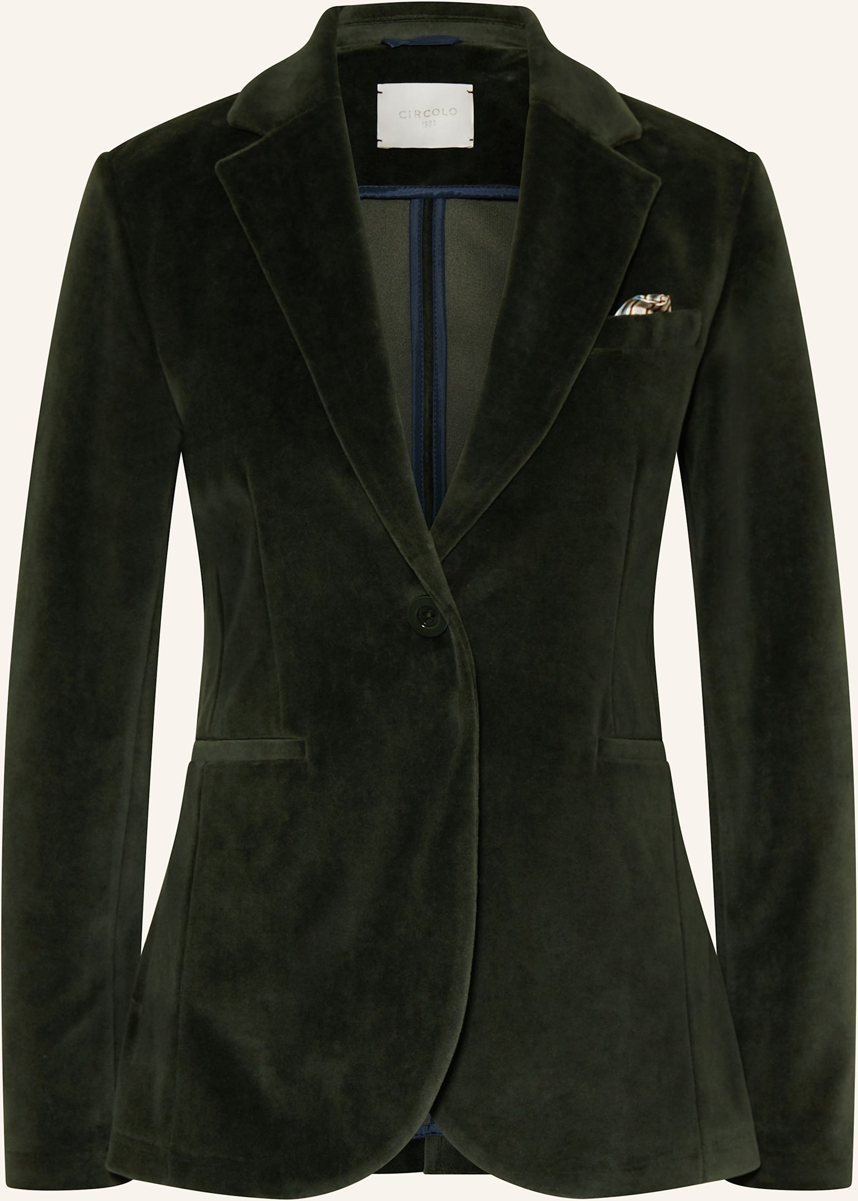 Circolo 1901 Samtblazer gruen