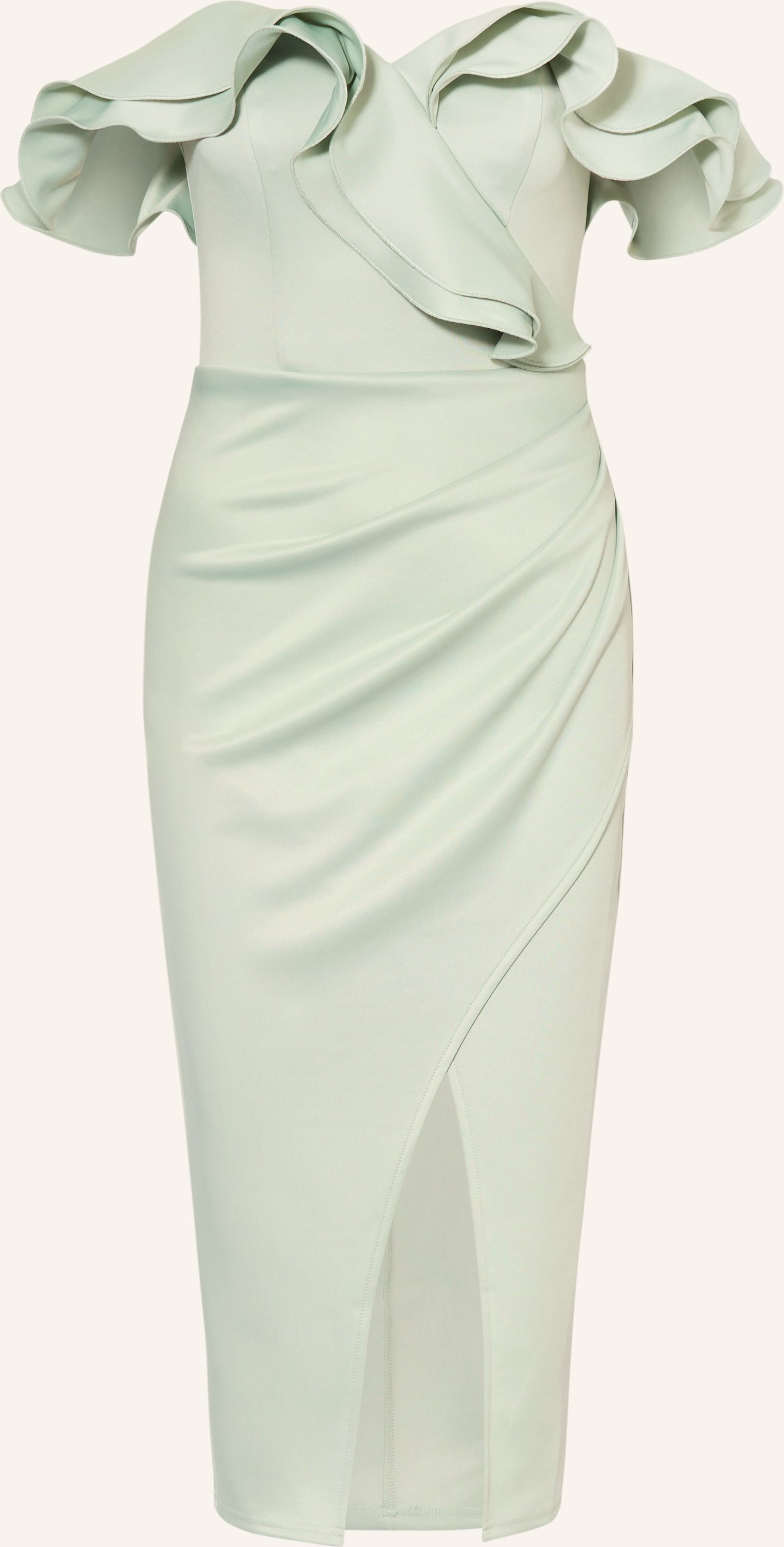 Lipsy Cocktailkleid Mit Volants gruen