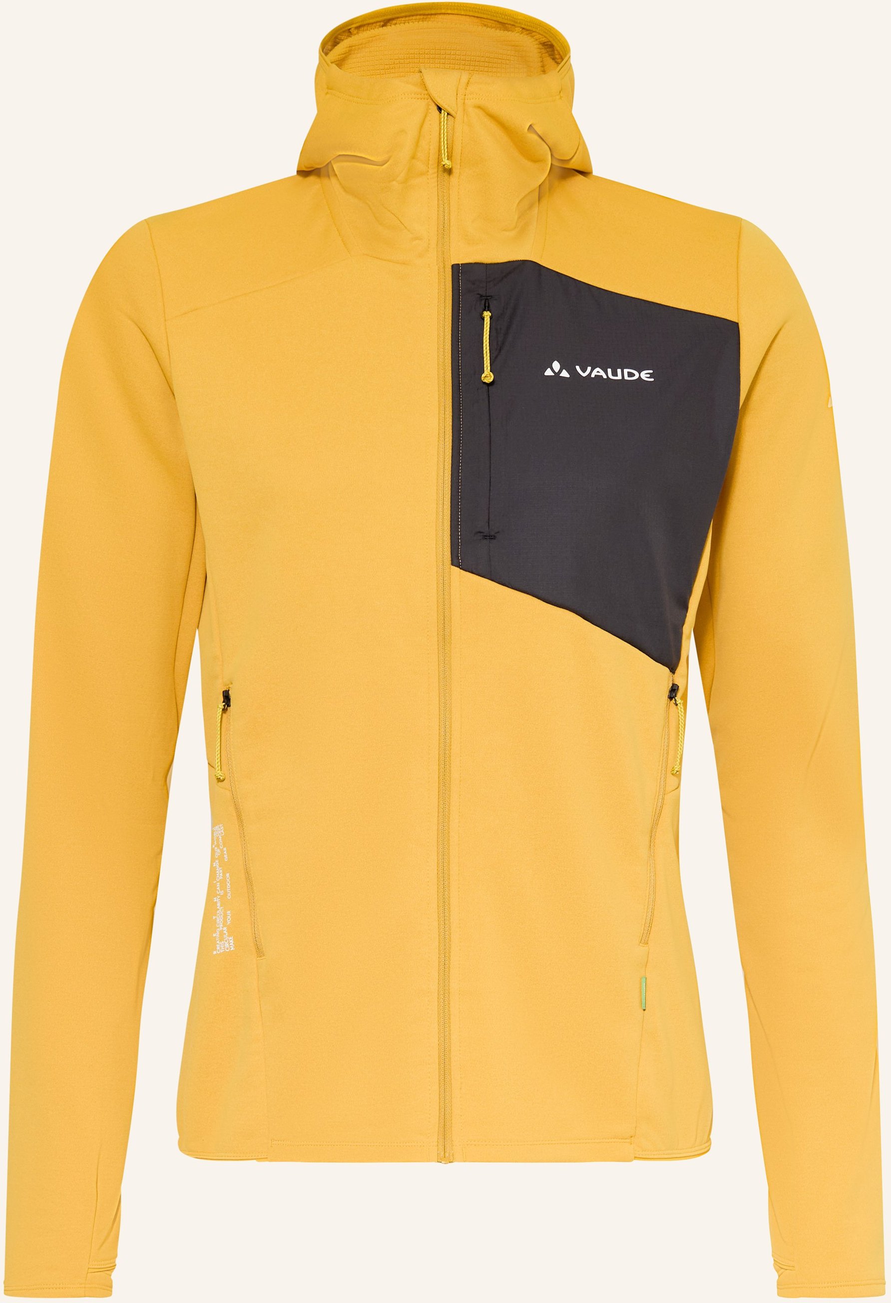 Vaude Midlayer-Jacke Monviso Iii gelb