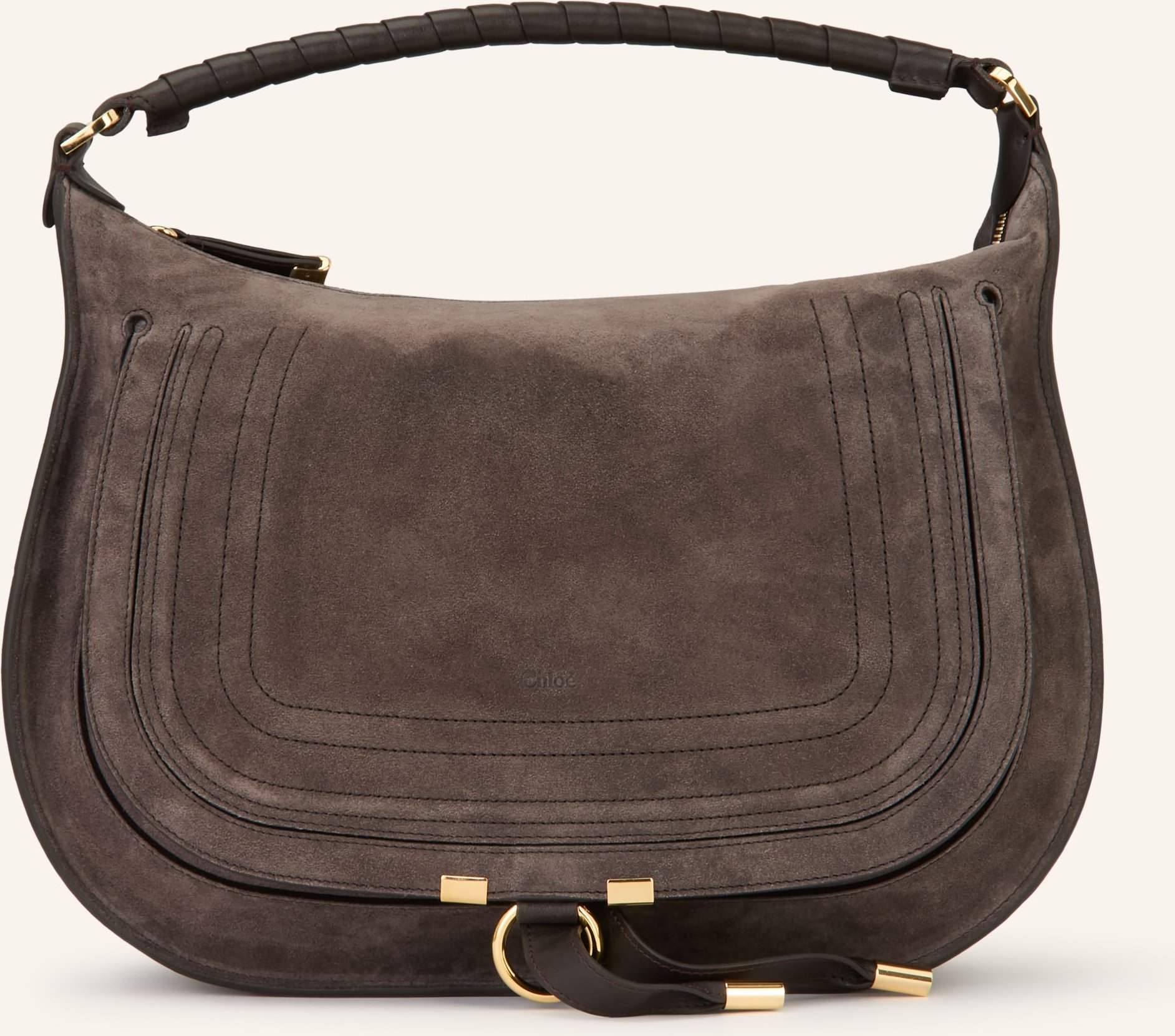 Chloé Schultertasche Marcie braun
