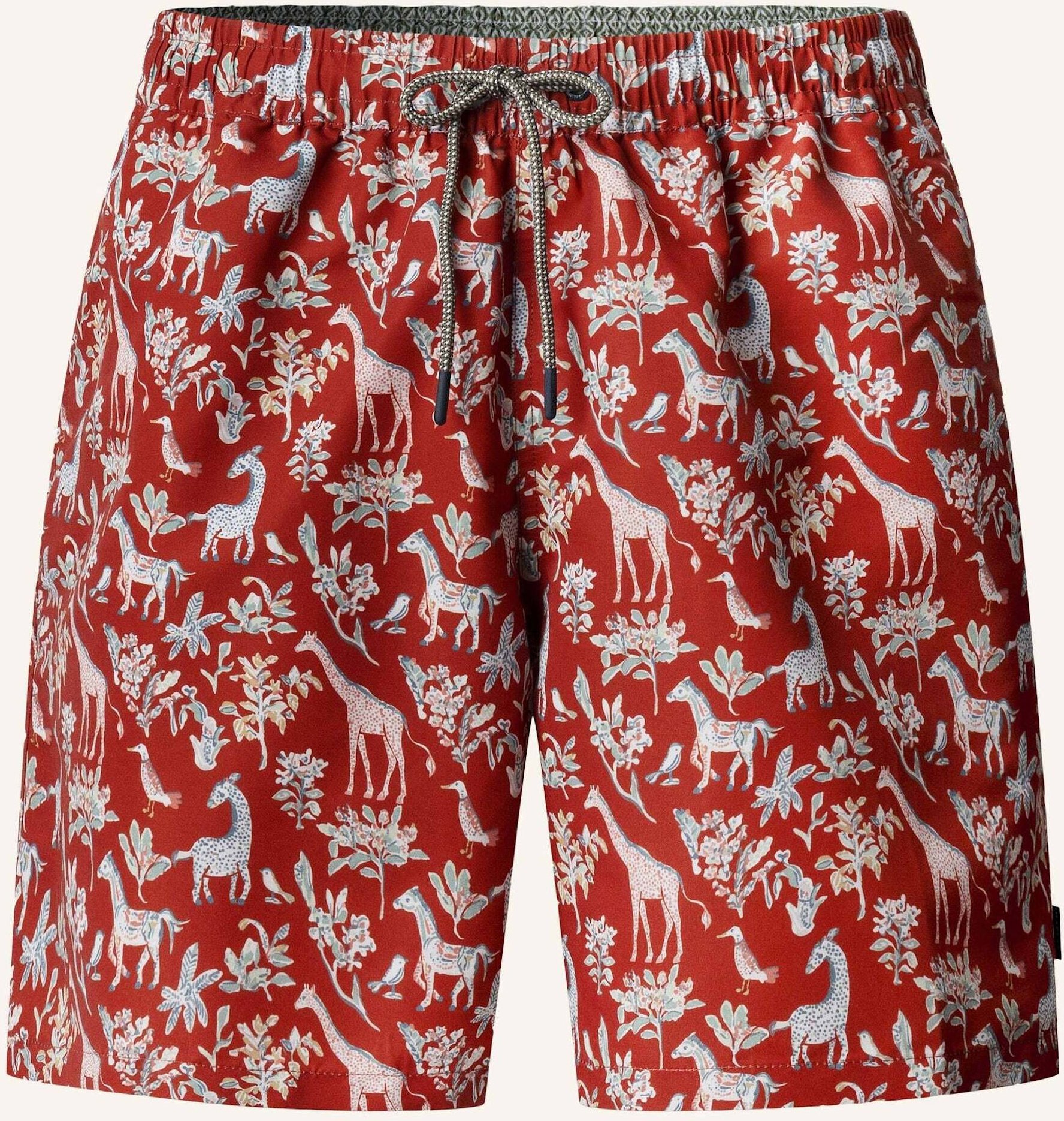 Hackett London Badeshorts Fauna rot