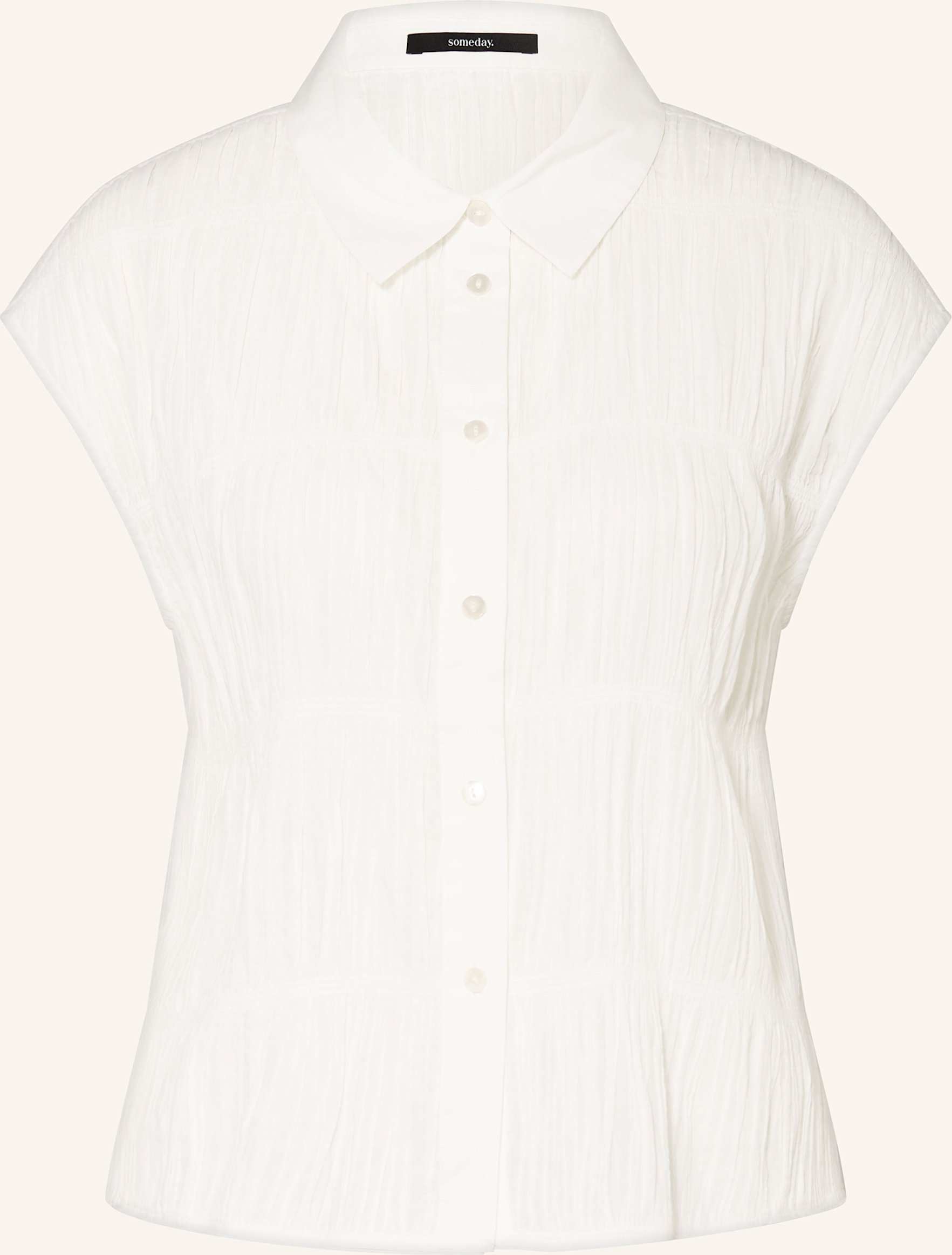 Someday Blusentop Zkulpture weiss