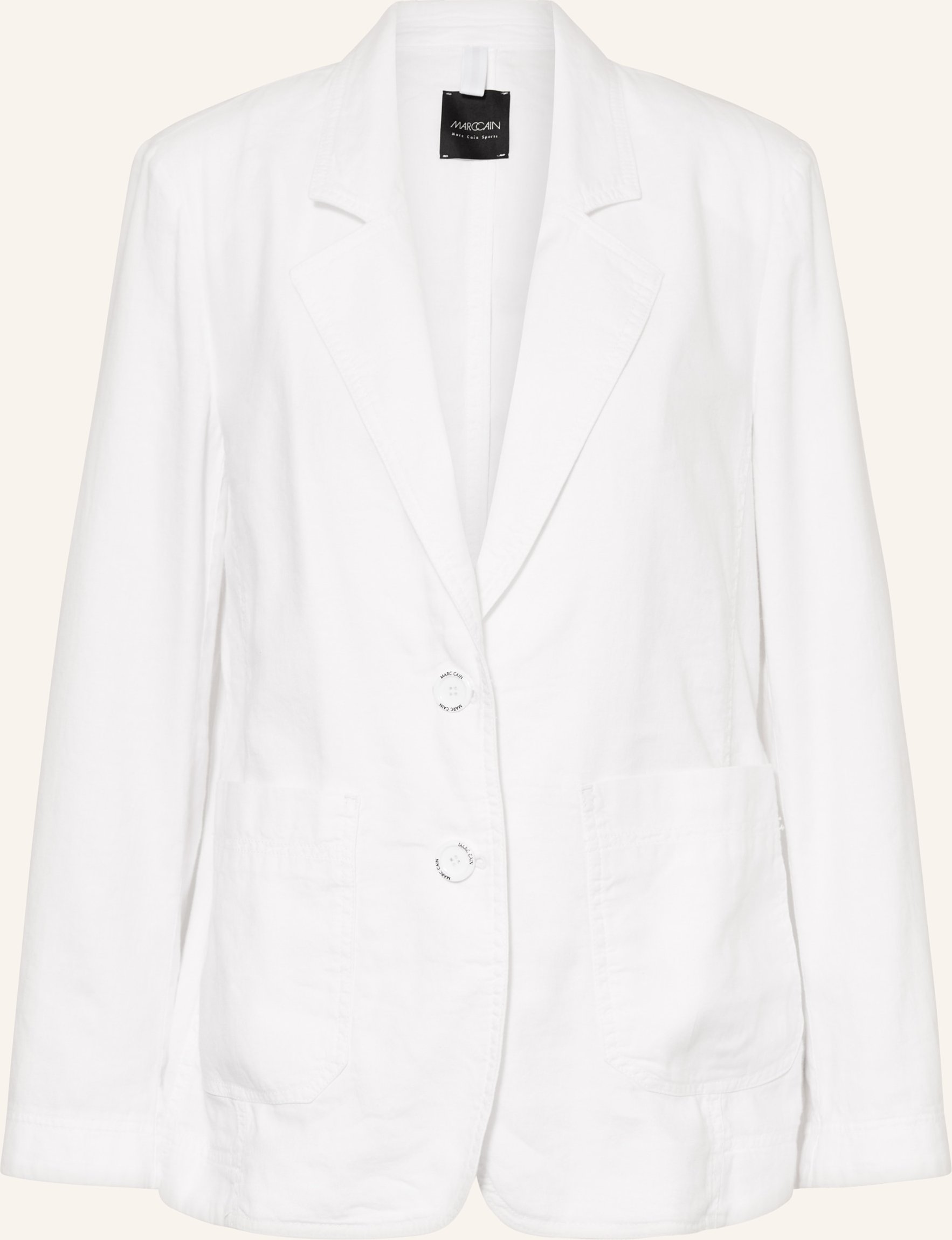 Marc Cain Blazer Mit Leinen weiss
