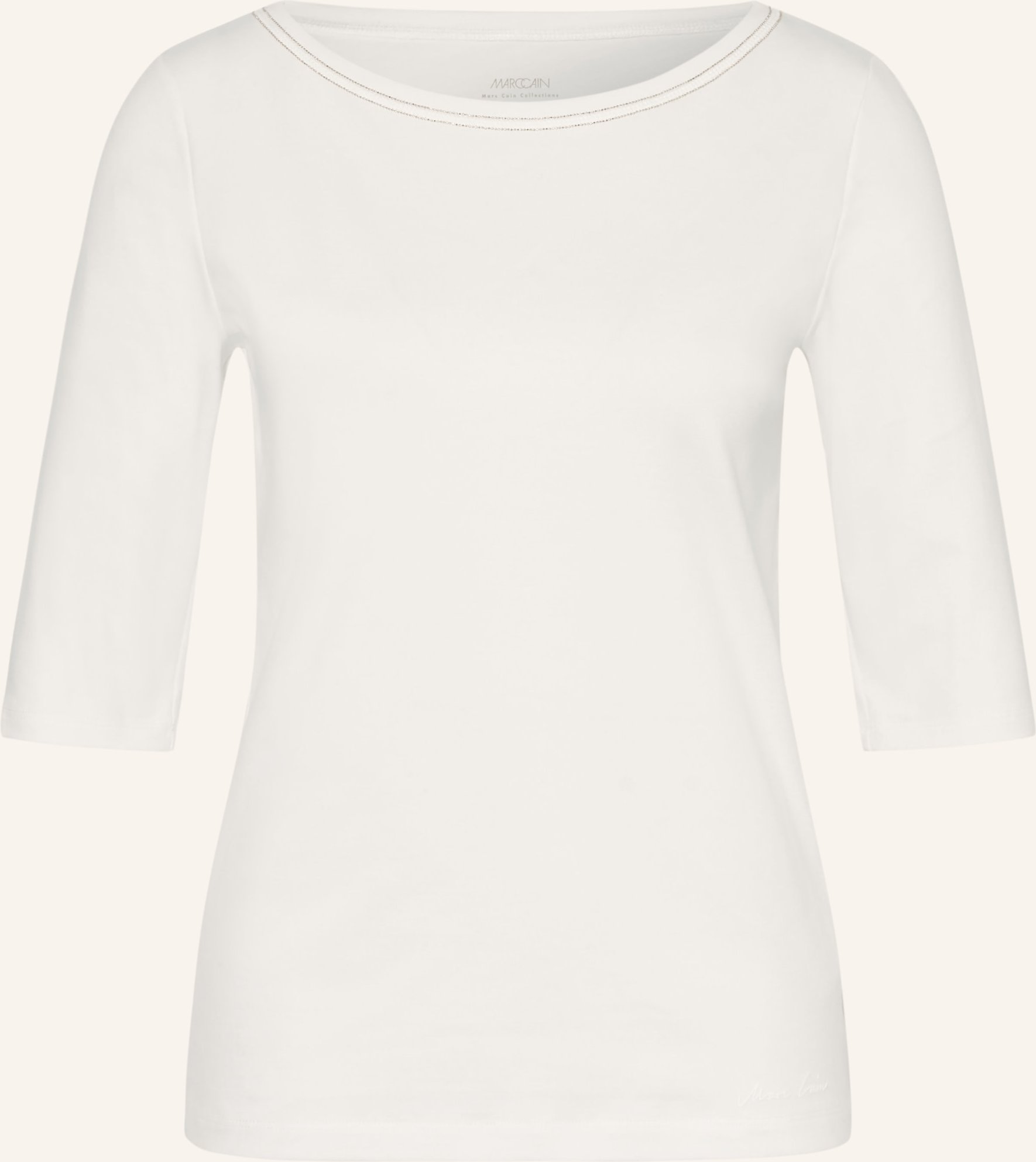 Marc Cain Shirt Mit 3/4-Arm weiss