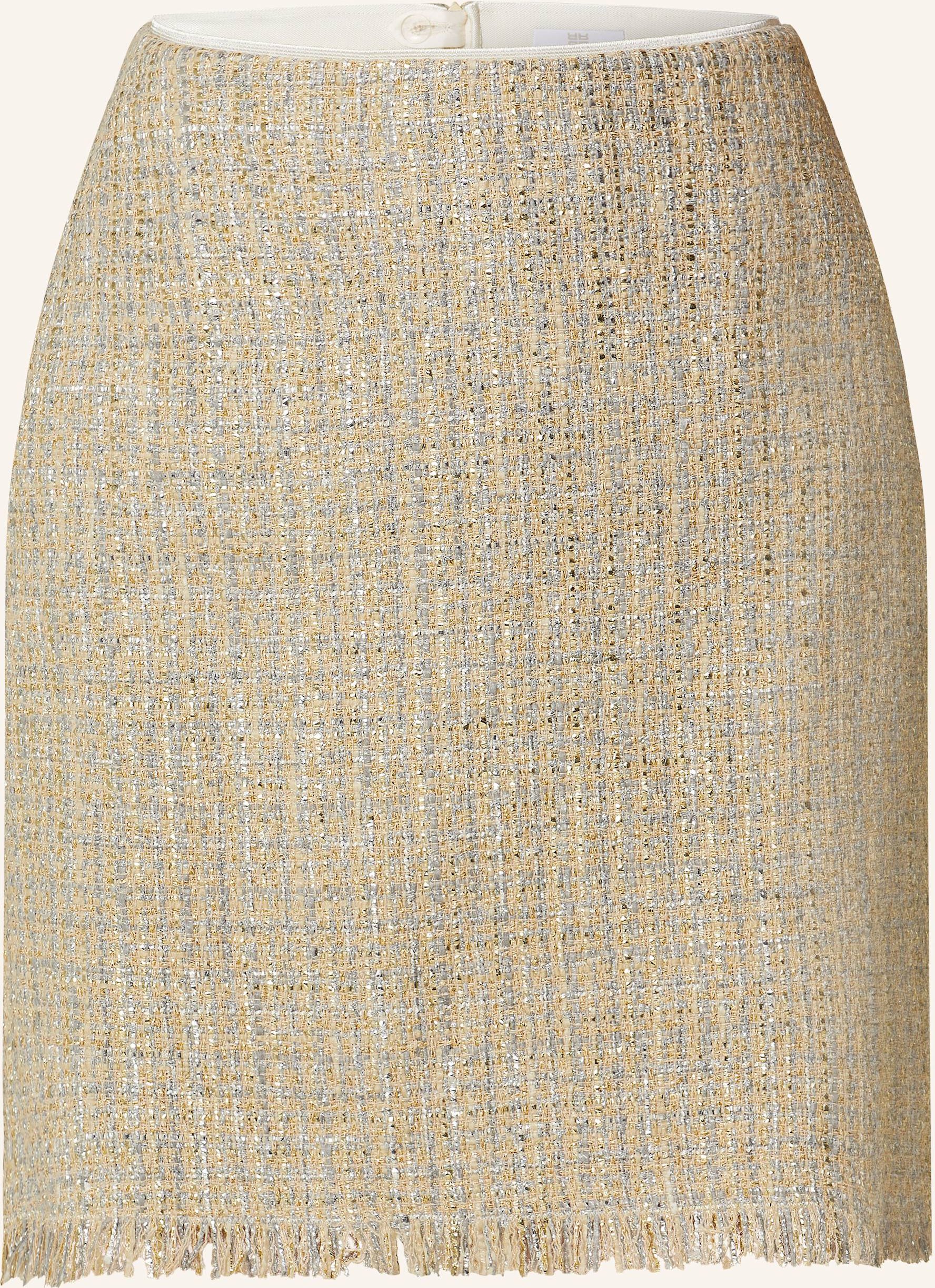 Riani Tweed-Rock Mit Glitzergarn gold