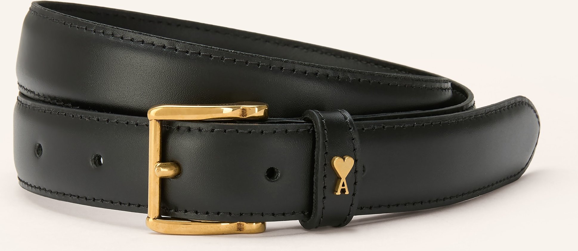 Ami Paris Ledergürtel schwarz