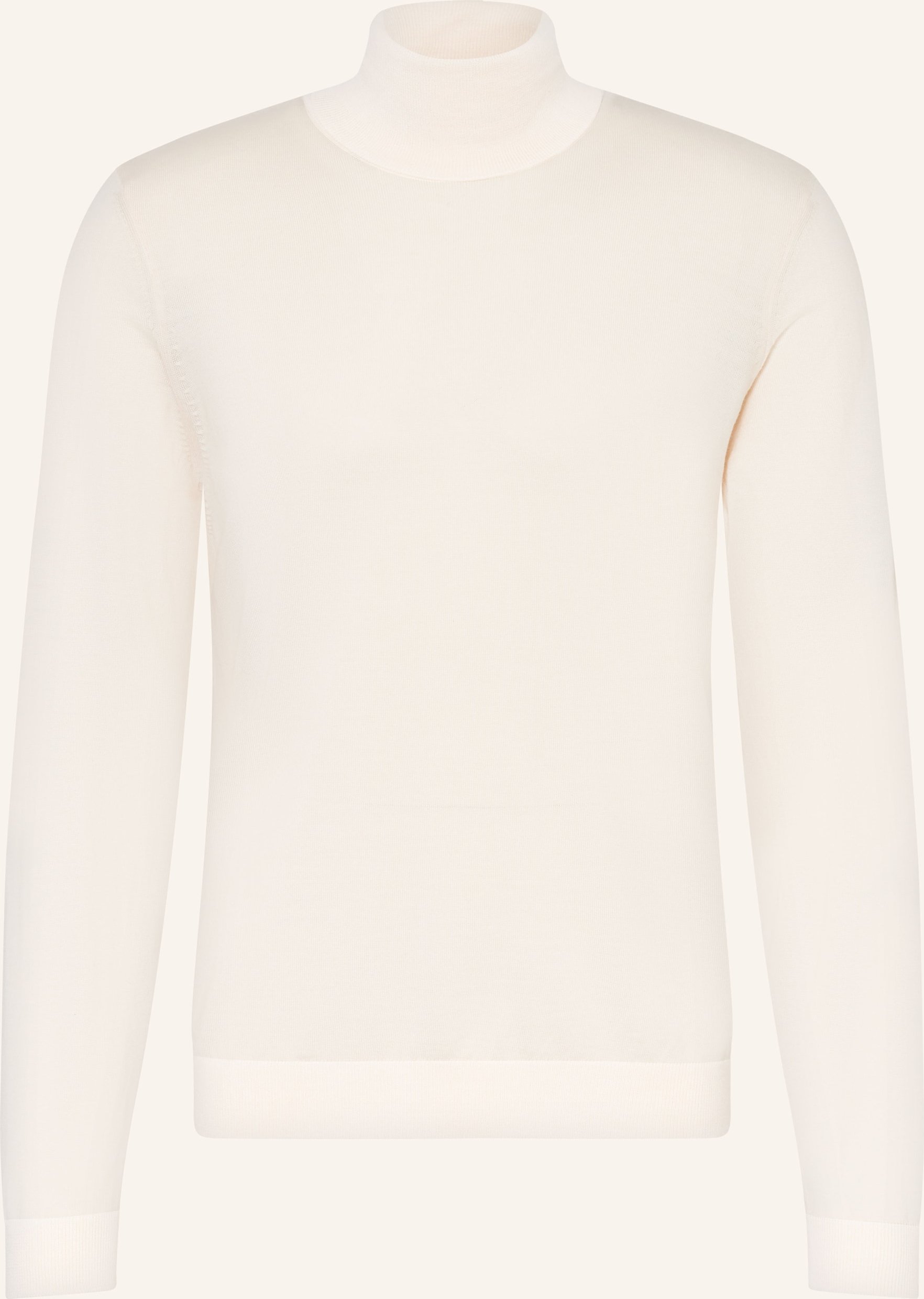 Boss Rollkragenpullover Musso weiss