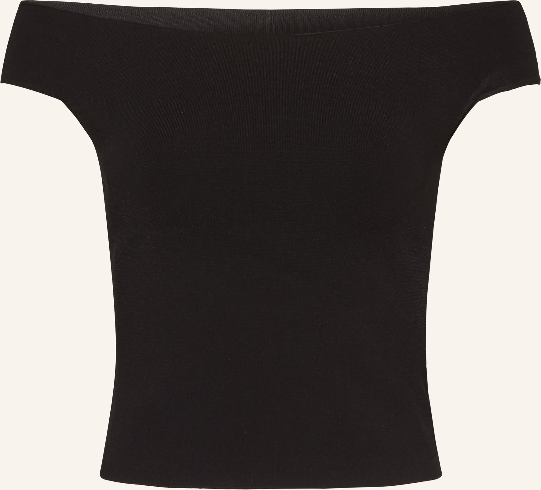 Simkhai Cropped-Strickshirt Dalton schwarz