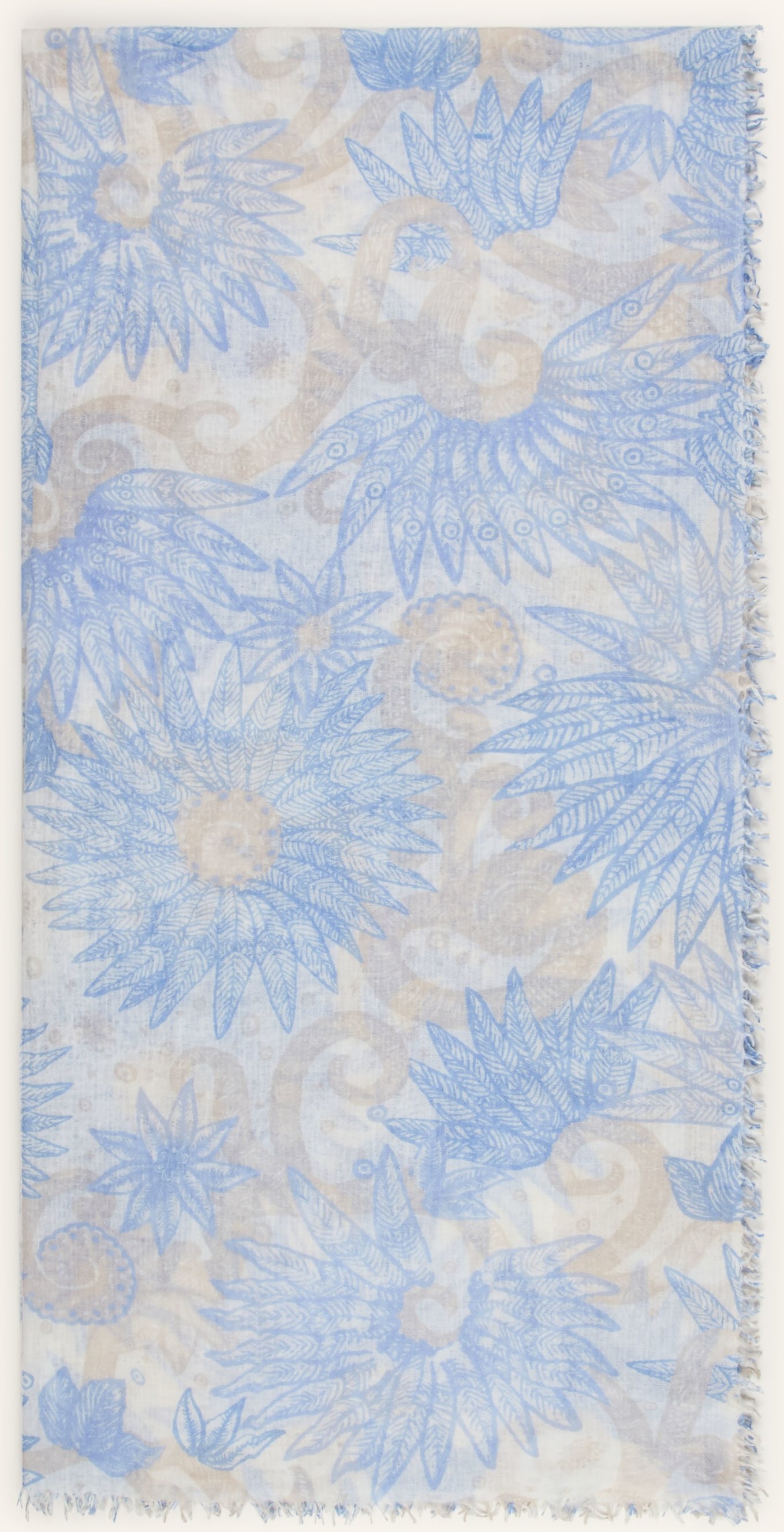 Hemisphere Schal Inke blau