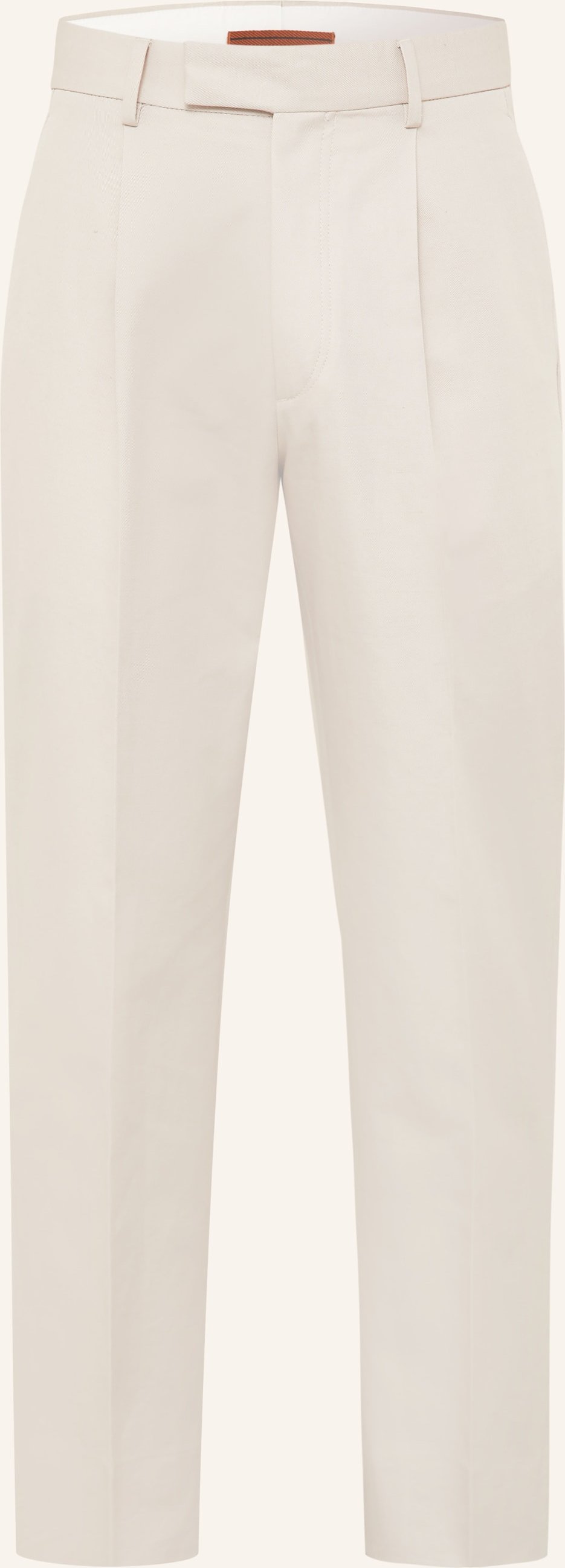 Zegna Hose Pleated Fit beige