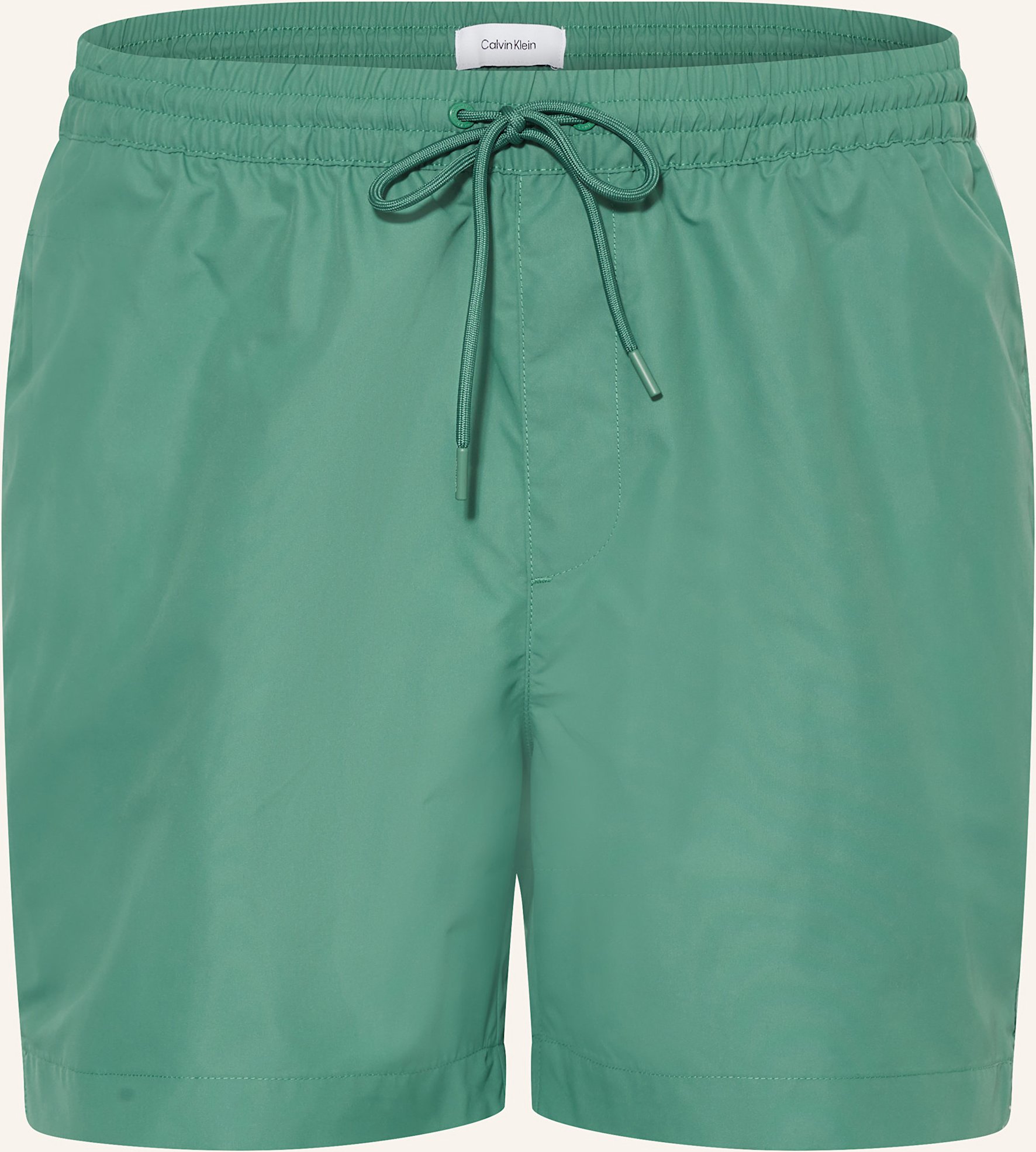Calvin Klein Badeshorts Logo Tape gruen