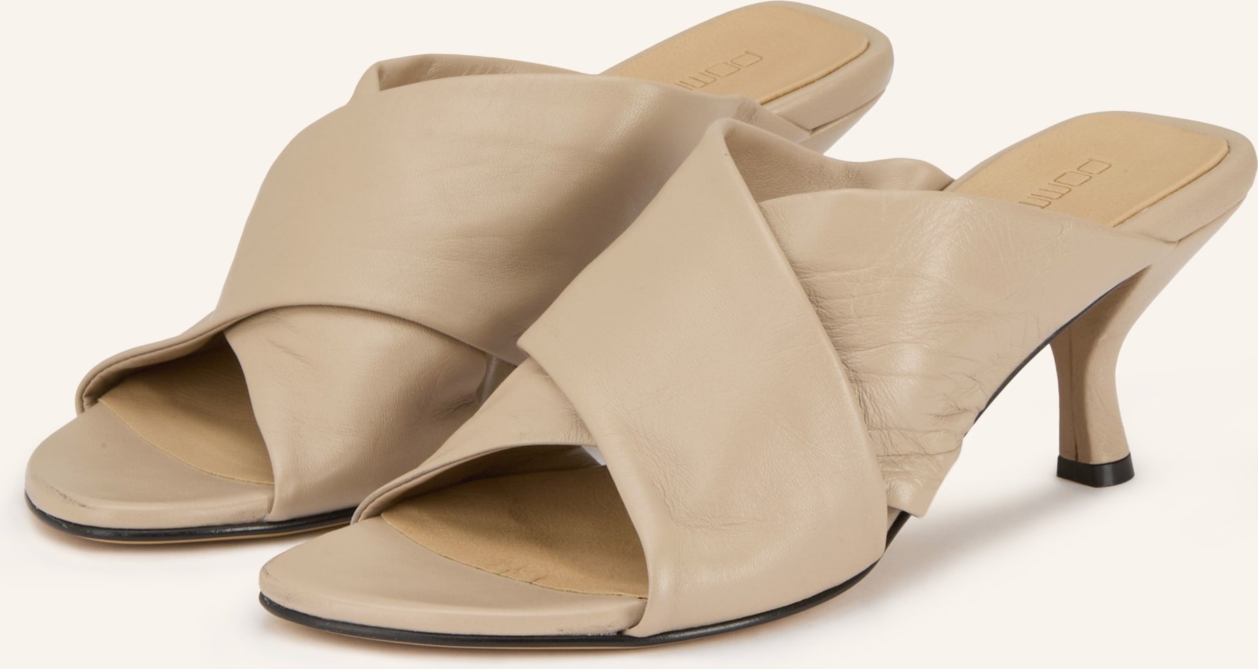 Pomme D'or Mules Gaia beige
