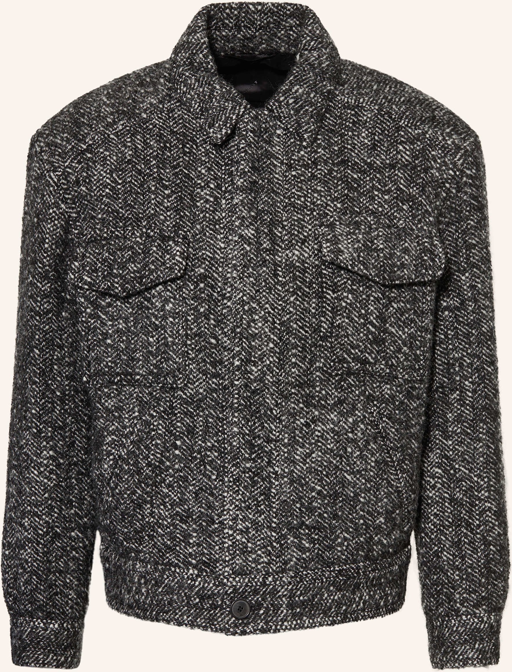 Thumbnail - Isabel Marant Bouclé-Jacke Folco schwarz