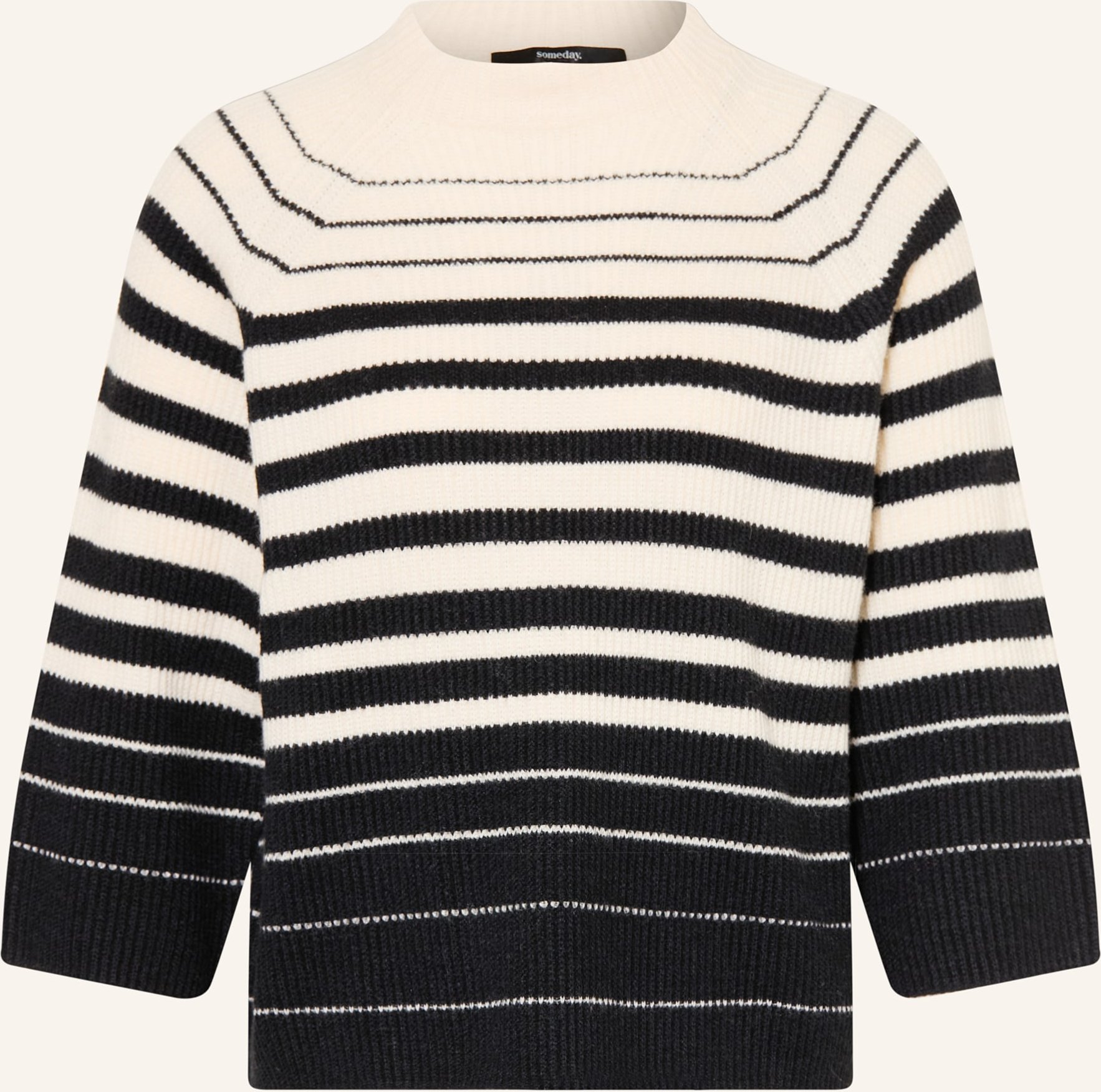 Someday Pullover Tiralie Mit 3/4-Arm schwarz