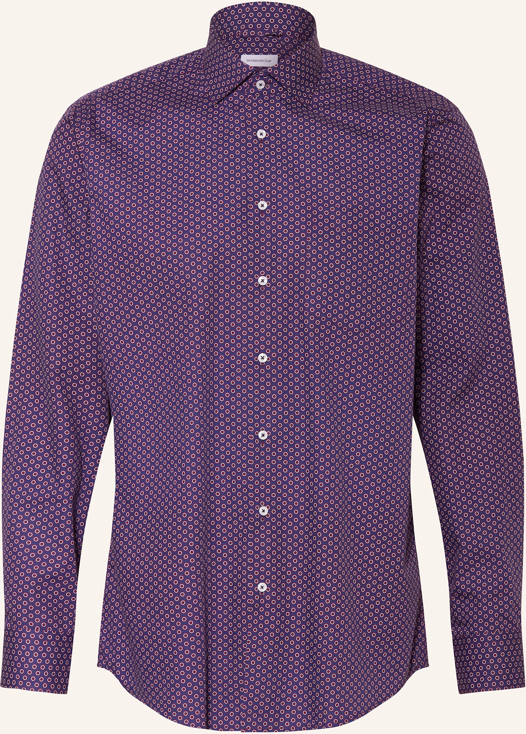 Seidensticker Hemd Regular Fit lila