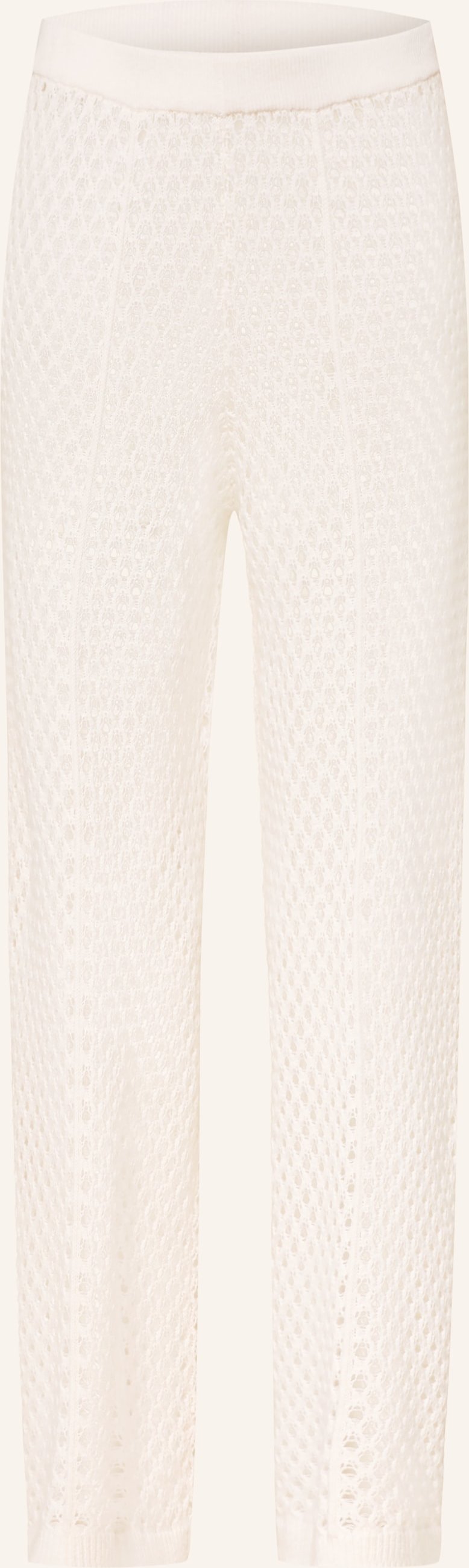 Allude Strickhose Mit Cashmere weiss