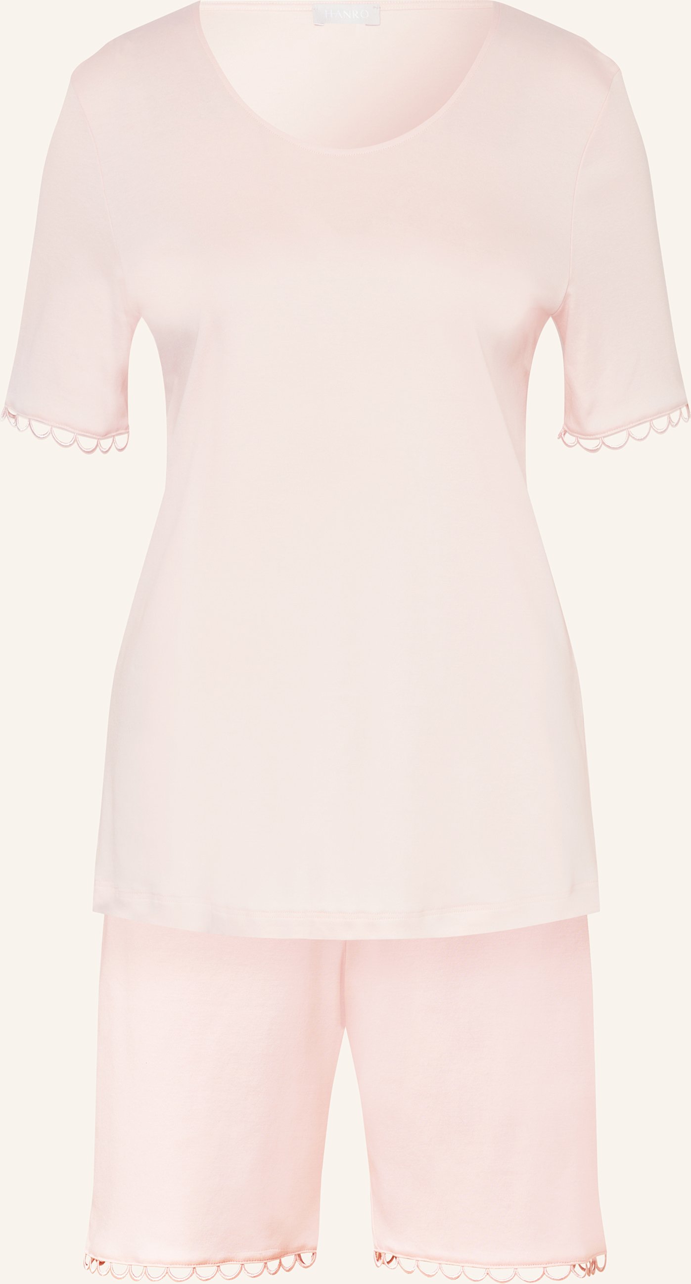Thumbnail - Hanro Shorty-Schlafanzug Anouk rosa