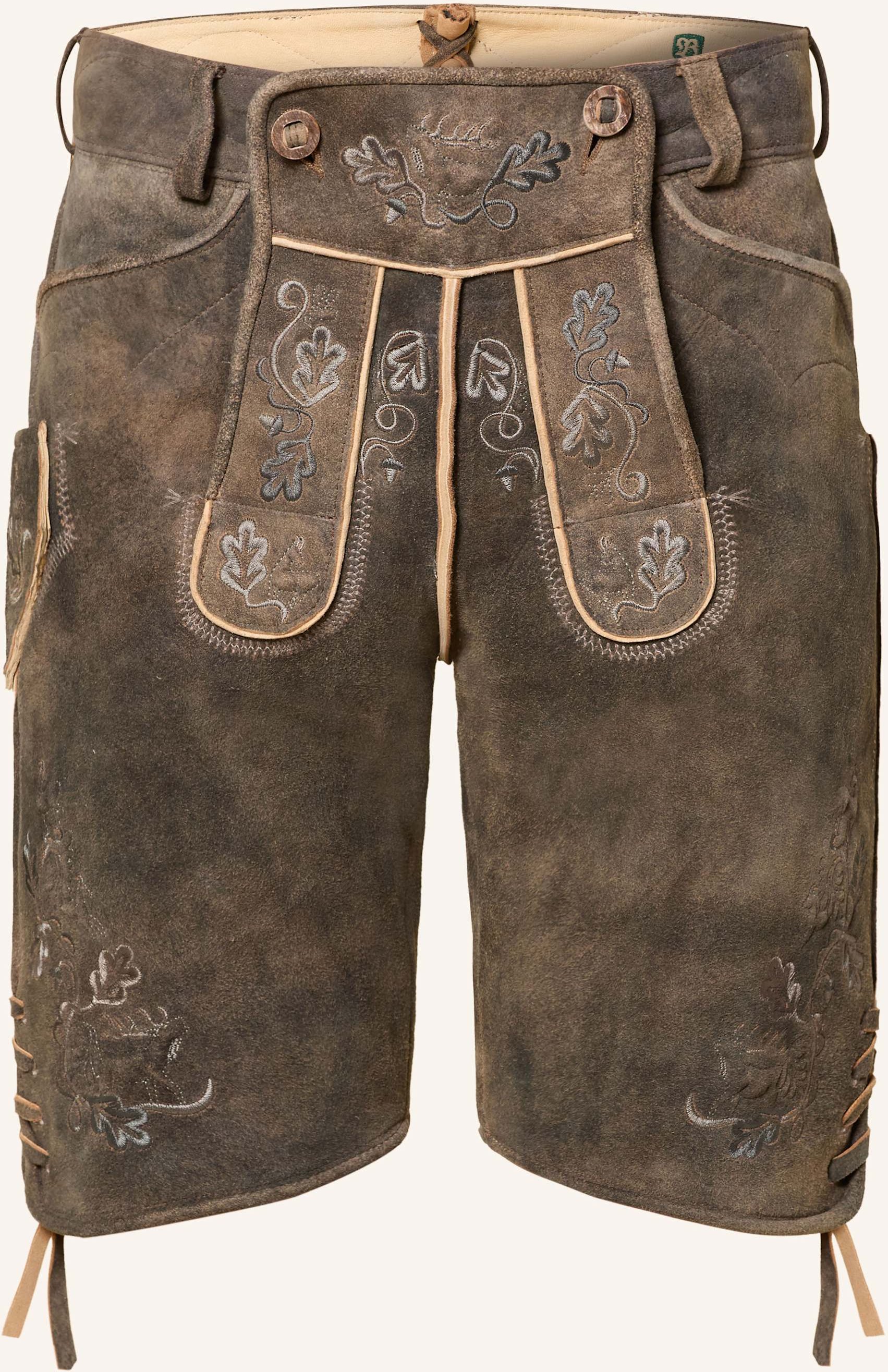 Beckert Trachten-Lederhose Karwendel braun