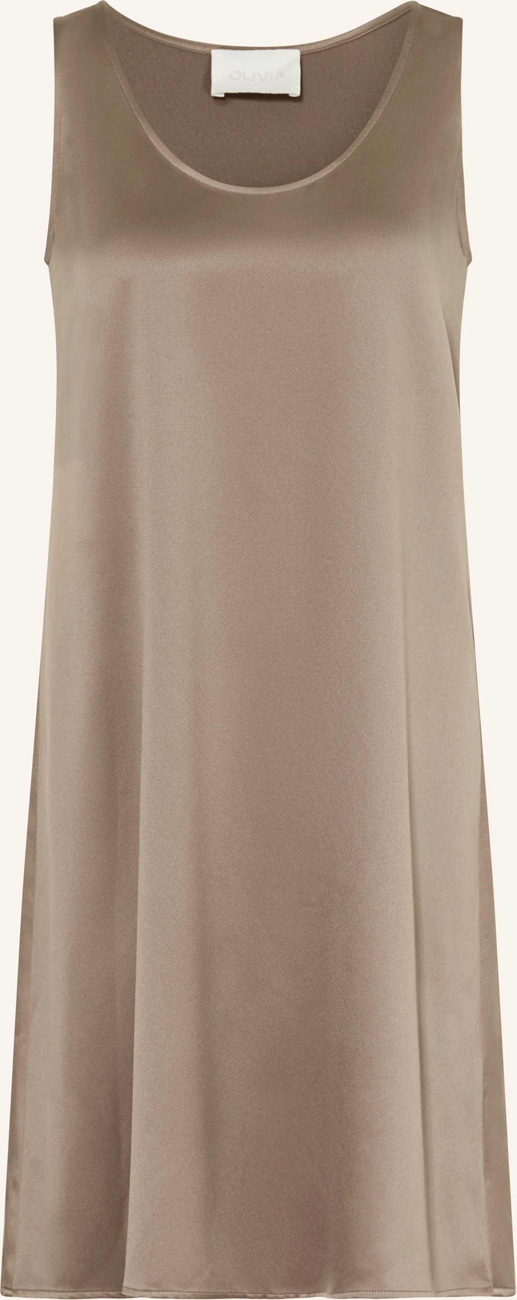 Juvia Satinkleid Nuna beige