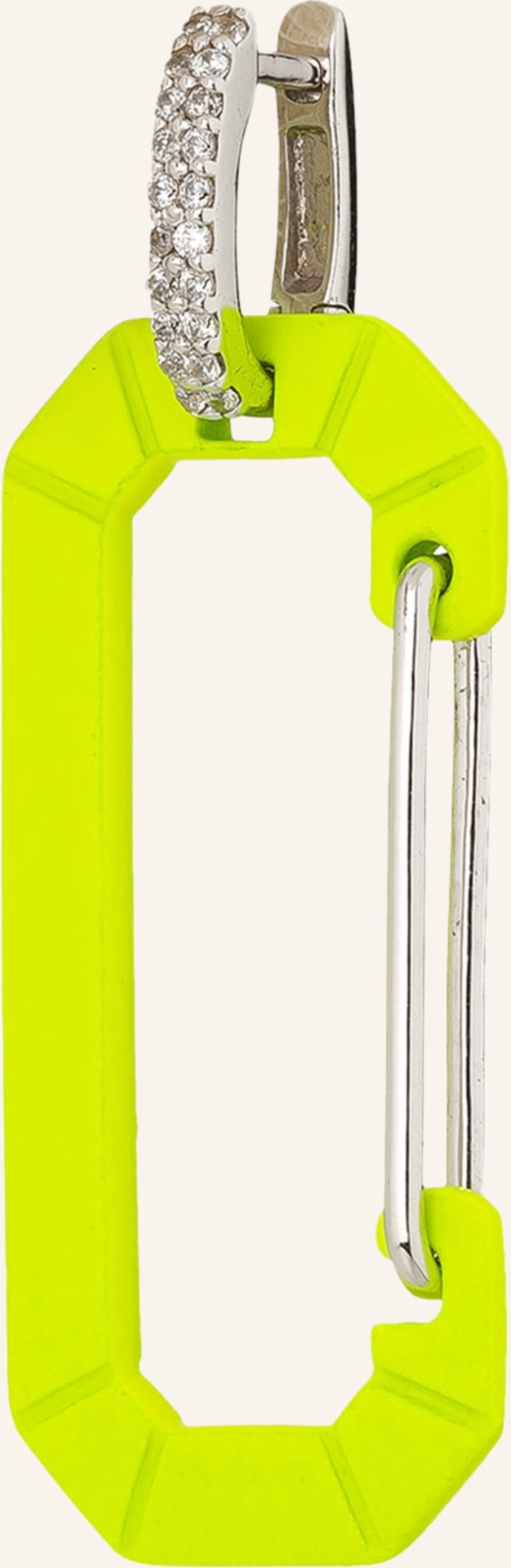 Eéra Ohrring Chiara Big Mit Diamanten gelb