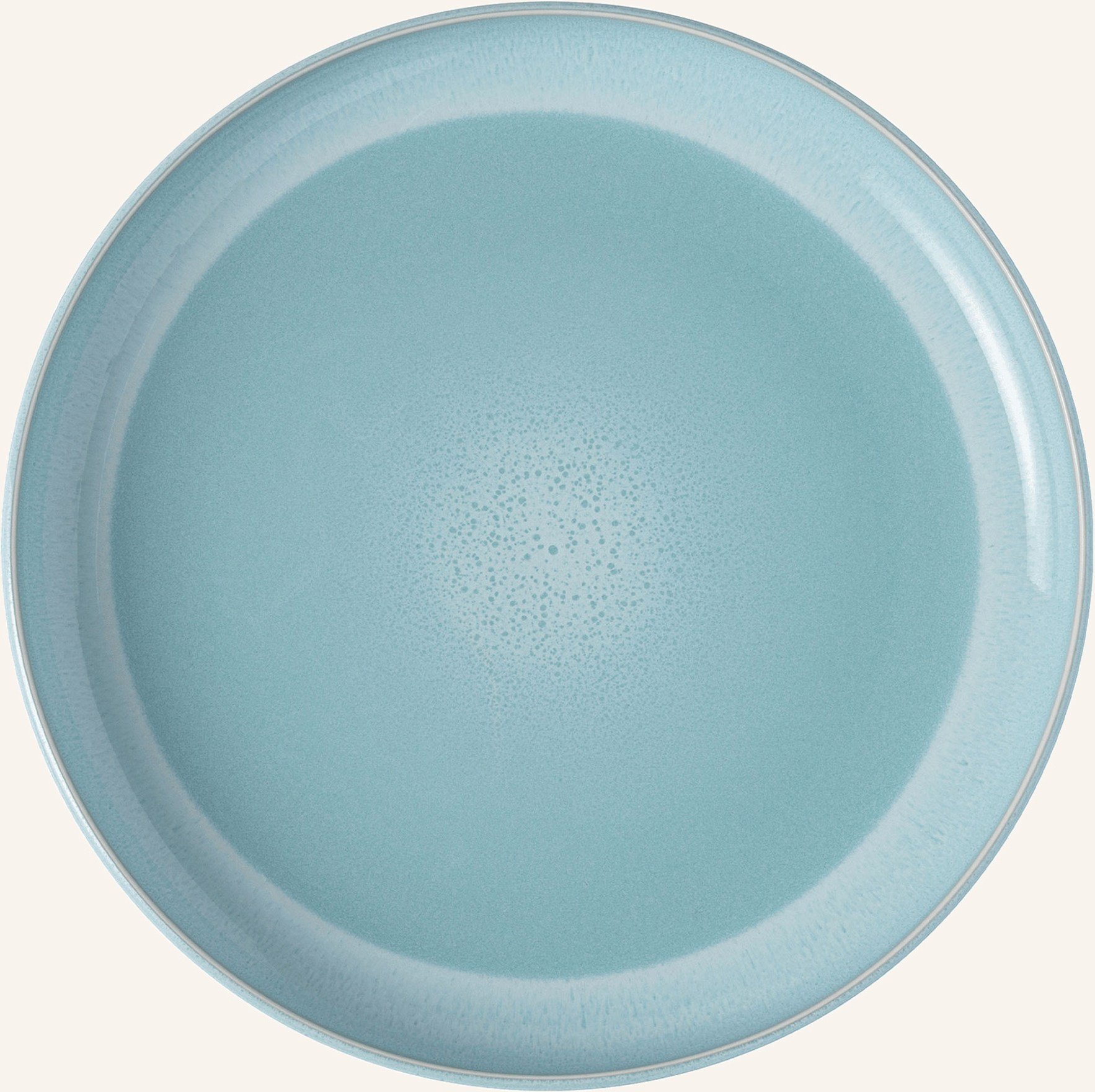 Like. By Villeroy & Boch Teller Perlemor Aqua blau