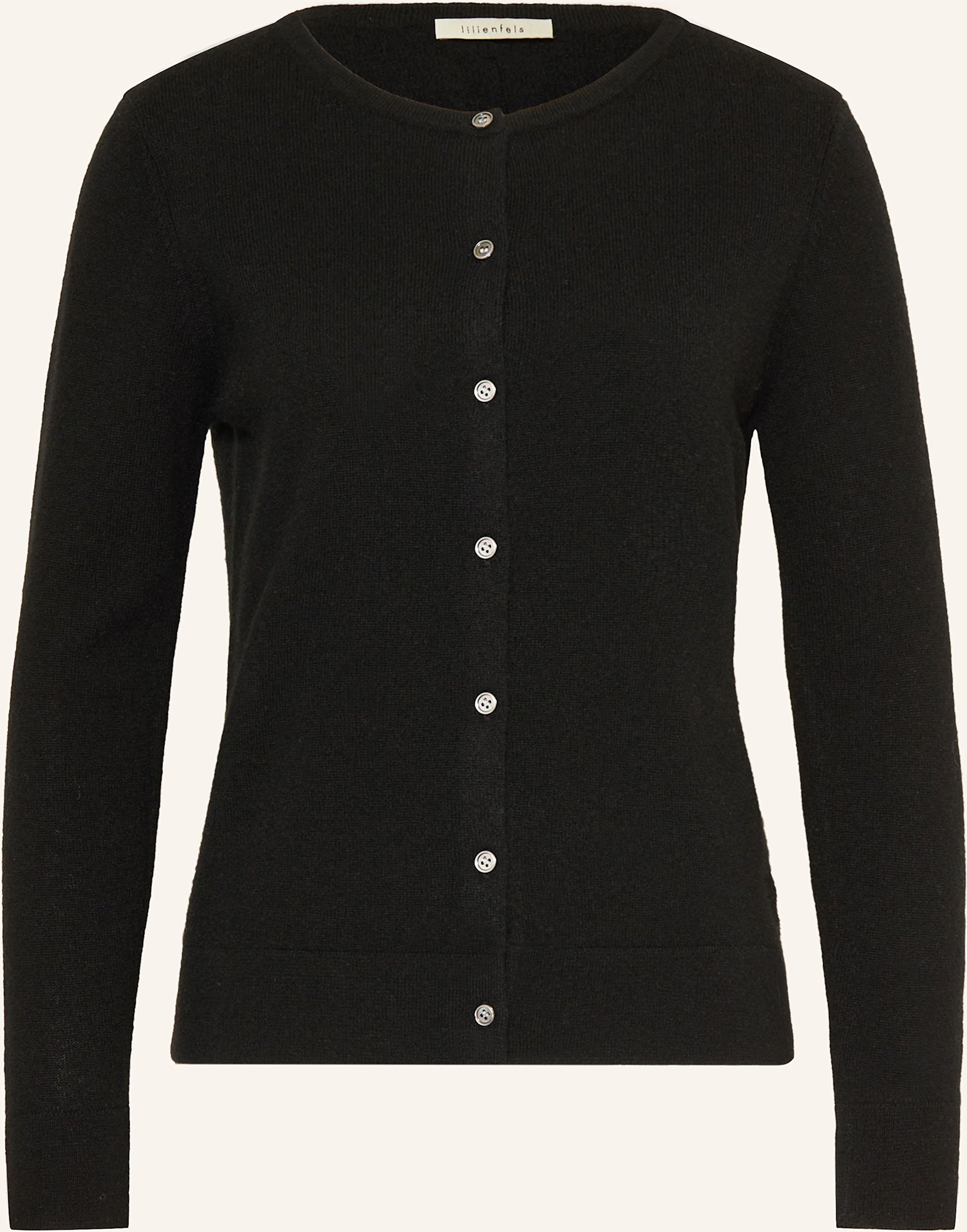 Lilienfels Strickjacke Aus Cashmere schwarz