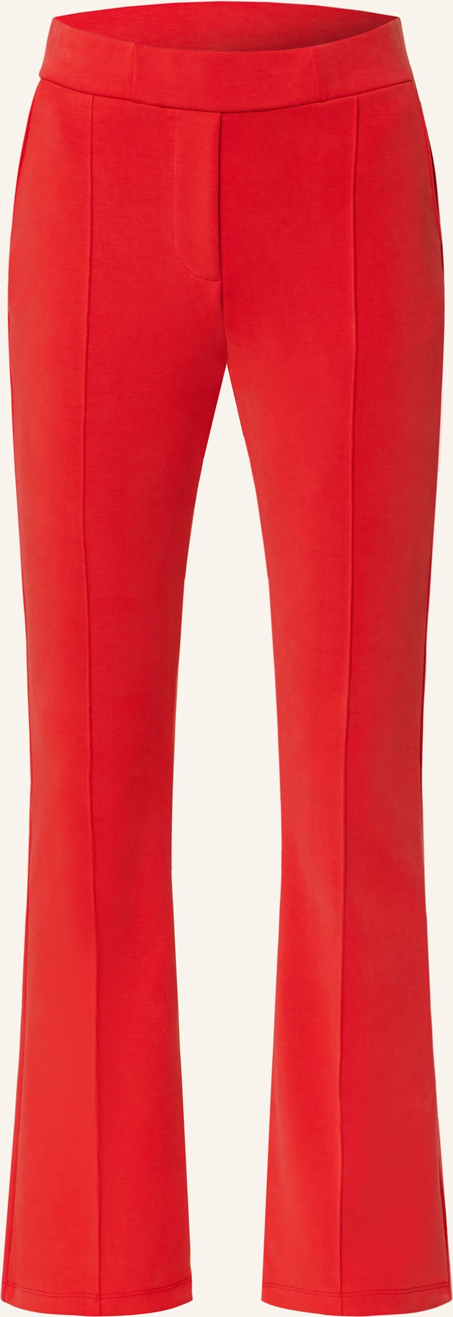 Mrs & Hugs Bootcut-Hose Aus Jersey rot