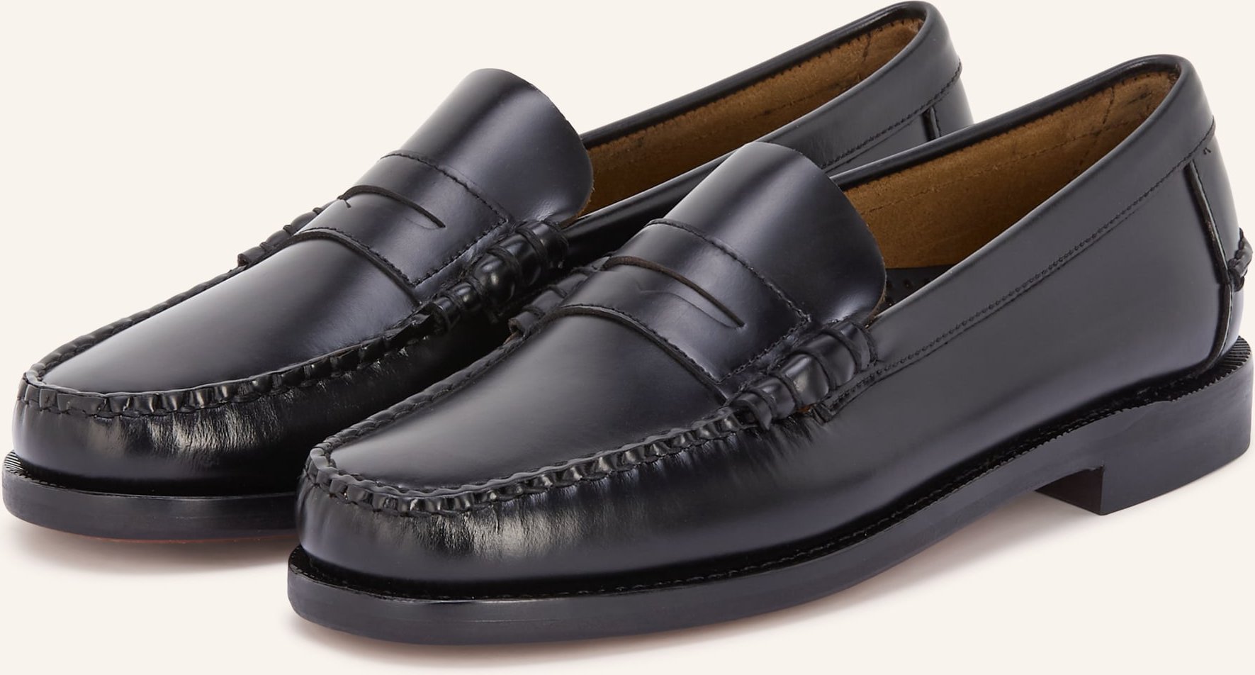 Sebago Penny-Loafer Classic Dan schwarz