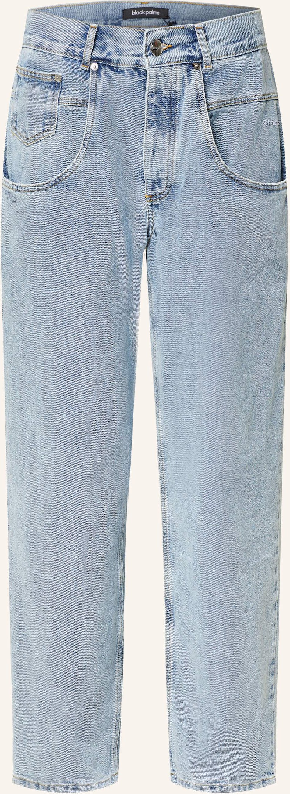 Black Palms Straight Jeans Jeany 2502 blau