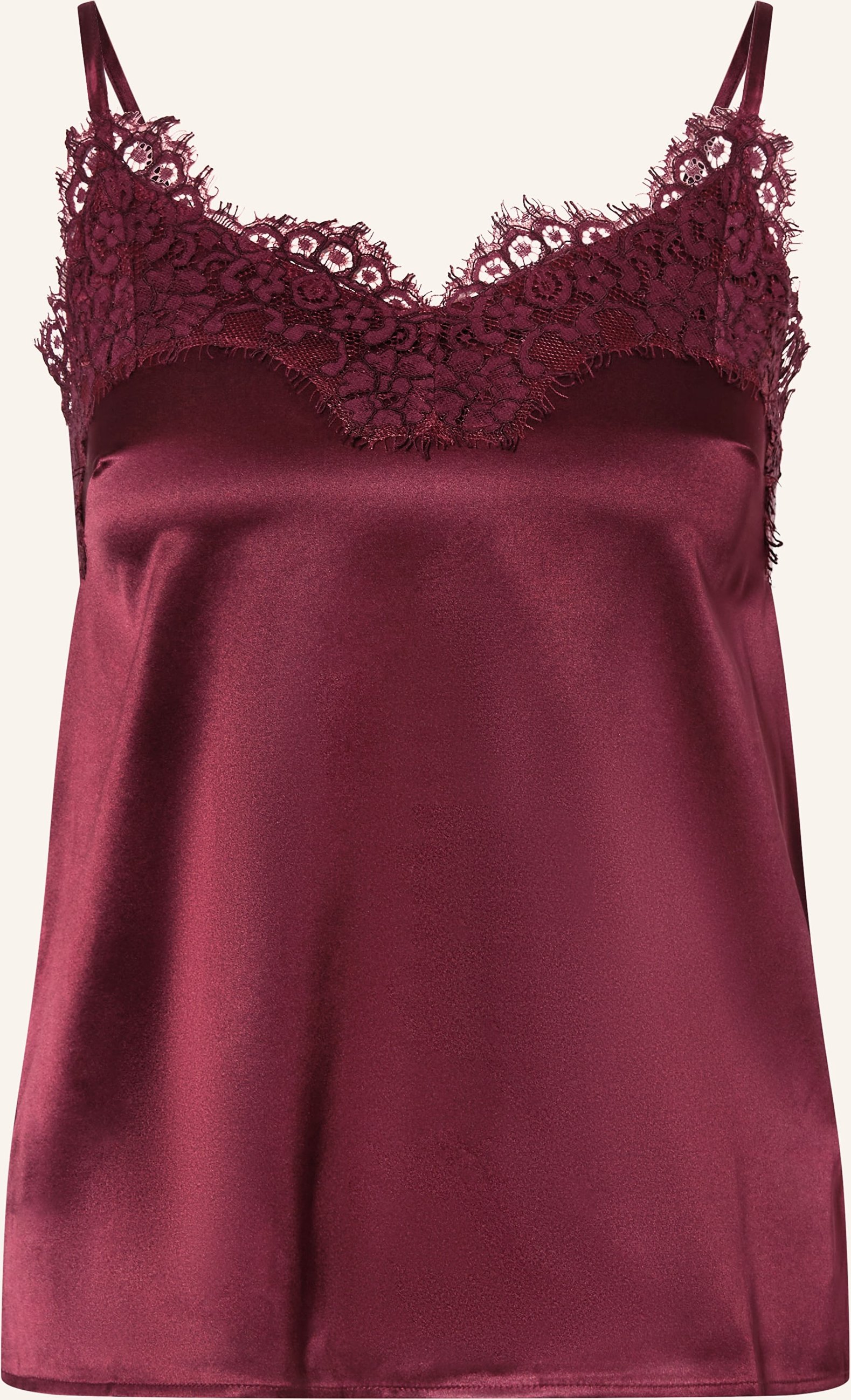 Rosemunde Seidentop Jade rot