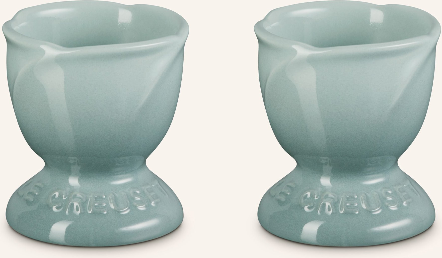 Thumbnail - Le Creuset 2er-Set. Eierbecher Jardin gruen