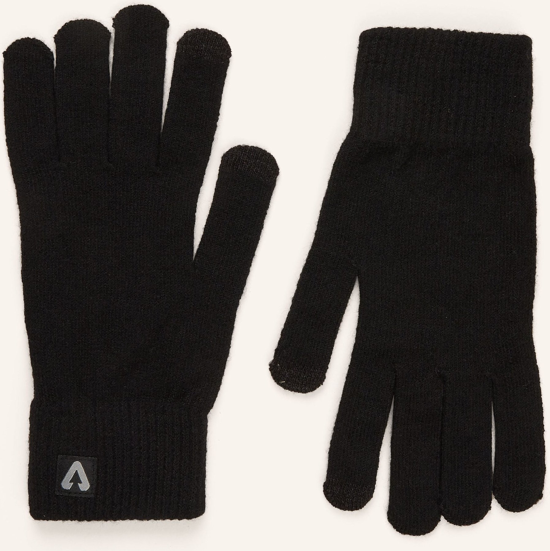 P.A.C. Multisport-Handschuhe Mit Merinowolle Und Touchscreen-Funktion schwarz