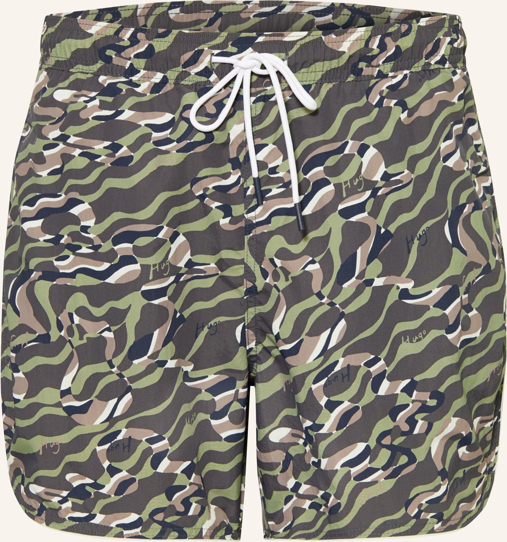 Hugo Badeshorts Rik gruen