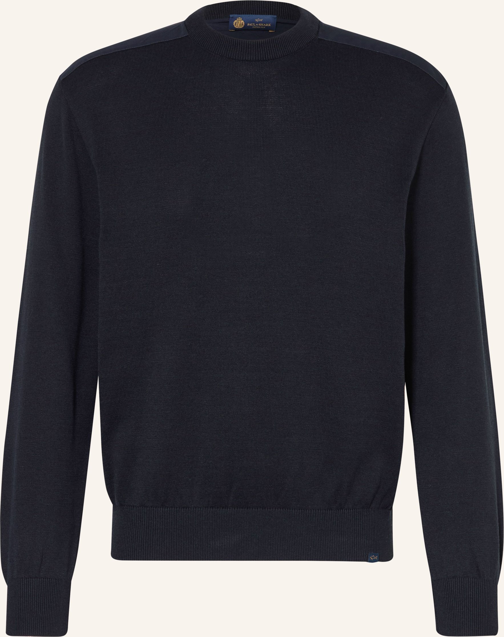 Paul & Shark Pullover Mit Seide blau