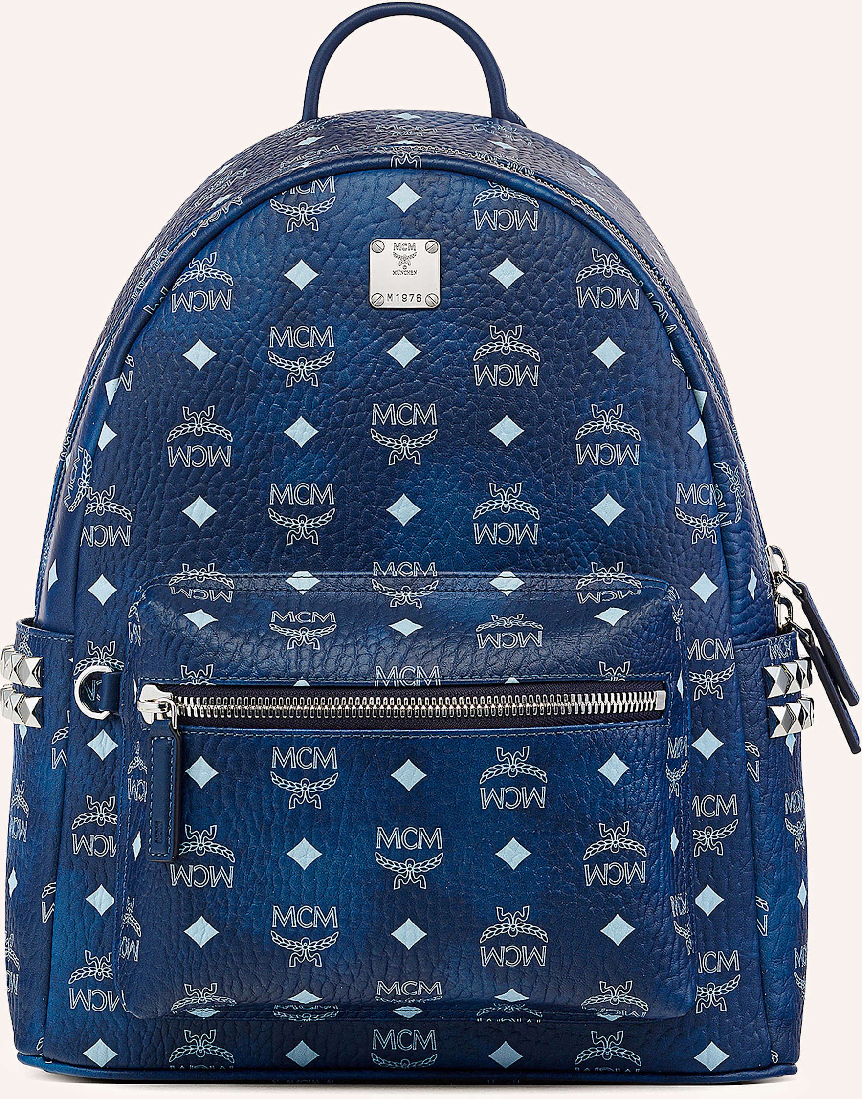 Mcm Rucksack Stark Vi Mit Nieten blau
