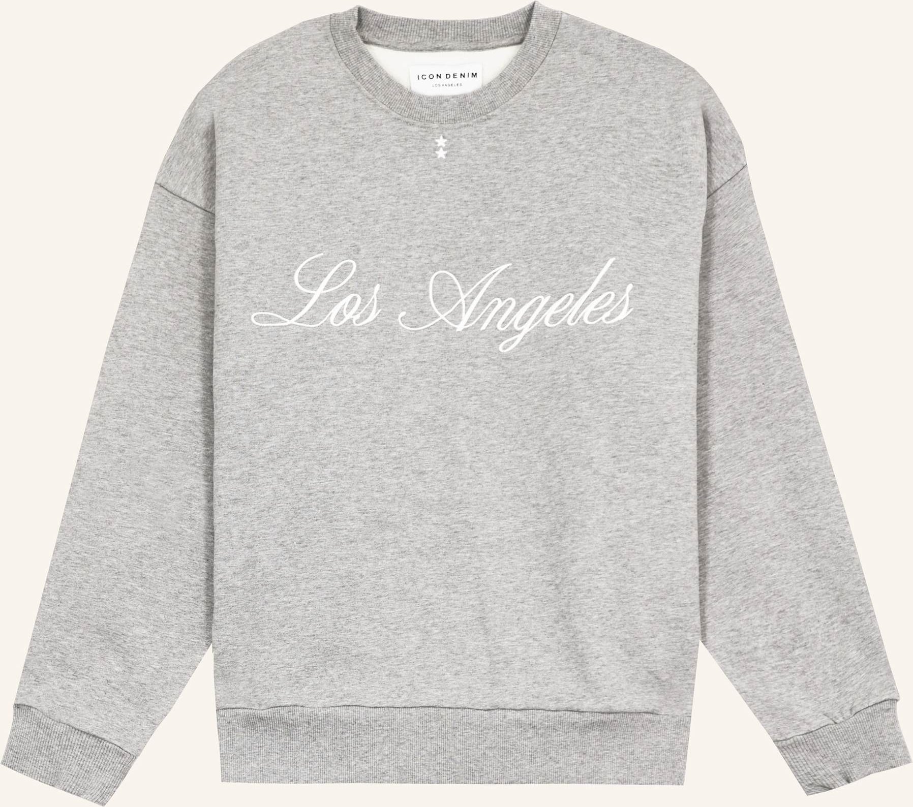 Icon Denim Sweatshirt Fitz grau