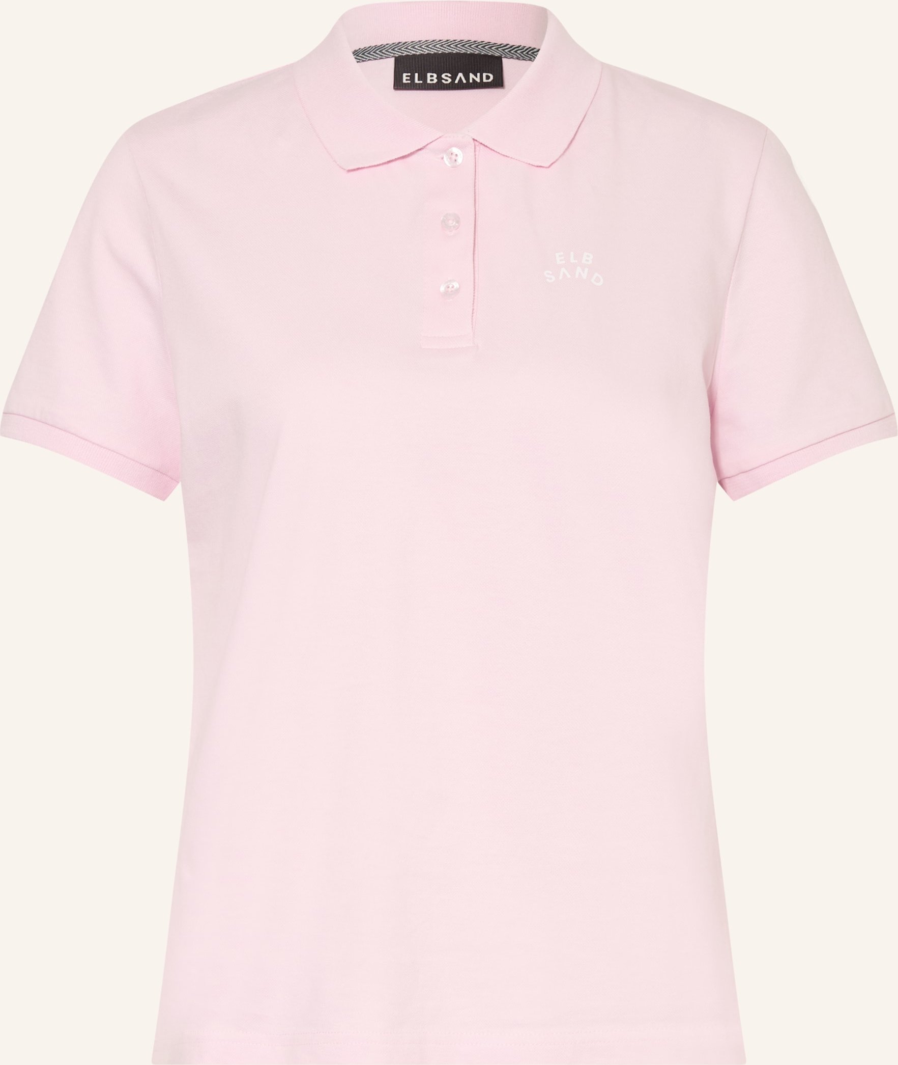 Elbsand Piqué-Poloshirt Stina rosa