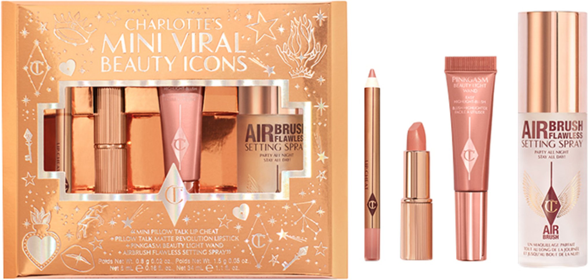Charlotte Tilbury Charlotte's Mini Viral Beauty Icons Make-up Set