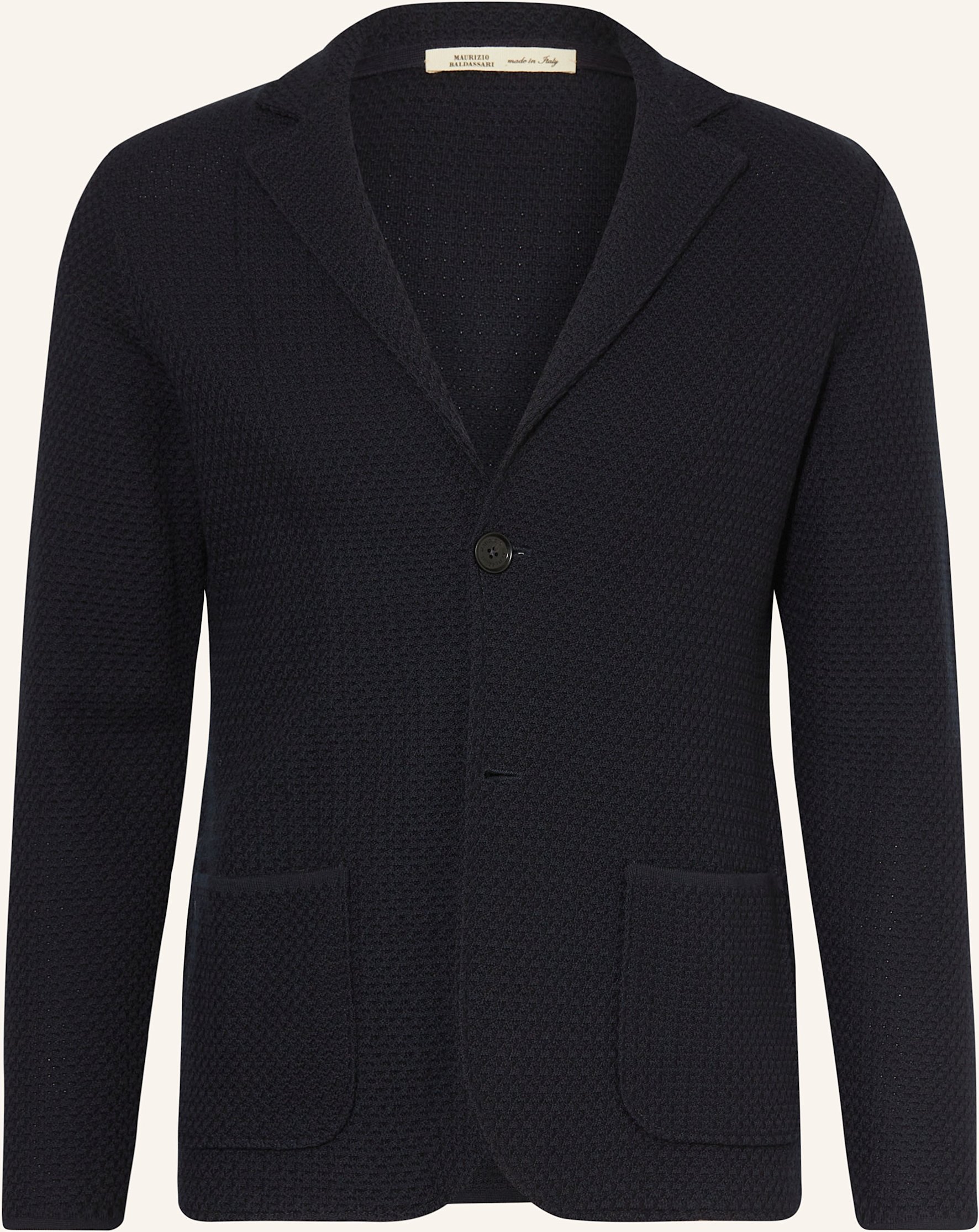 Maurizio Baldassari Stricksakko San Marco Extra Slim Fit blau