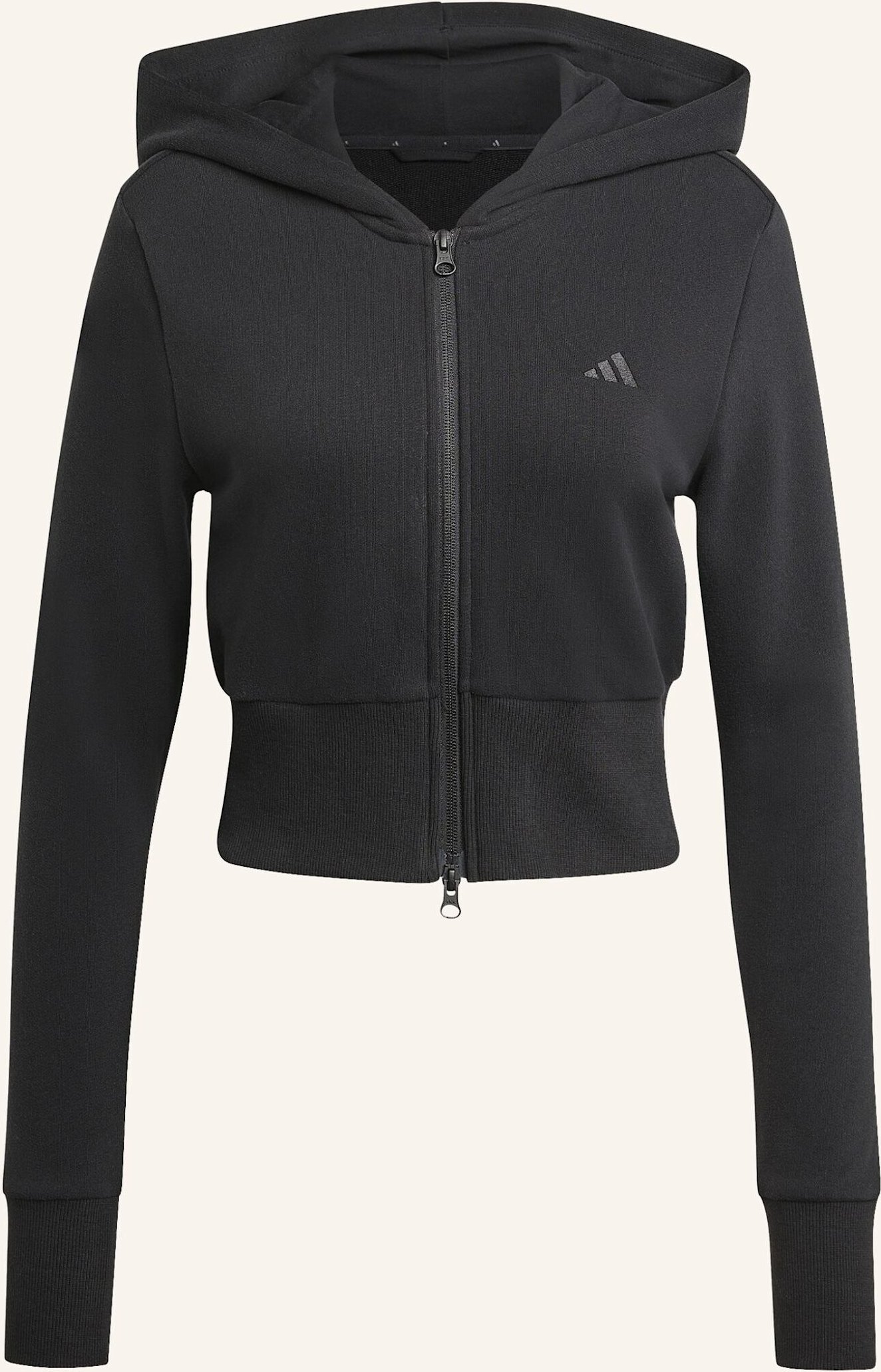 Adidas Seasonal Essentials French Terry Track Top Mit Durchgehendem Reissverschluss schwarz