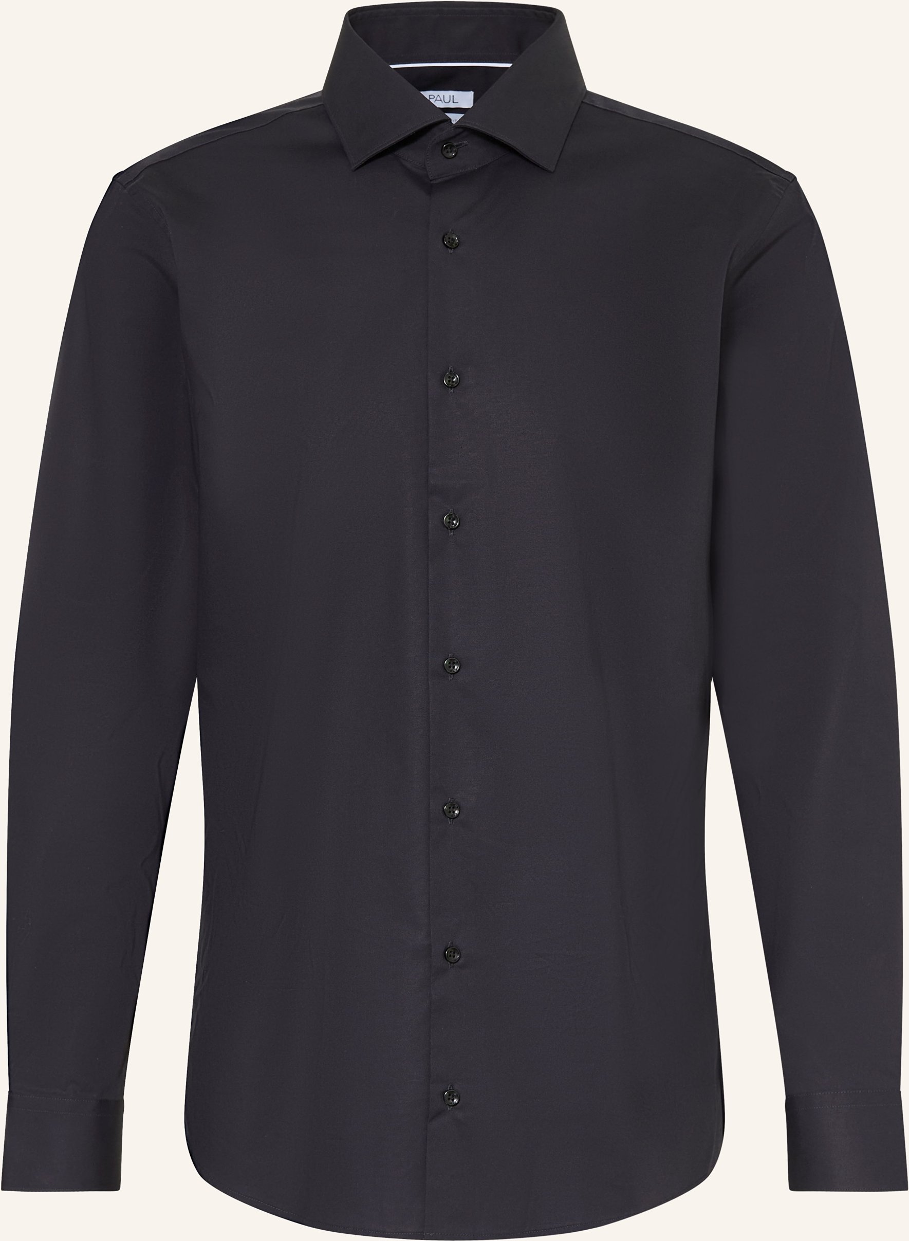 Paul Hemd Shaped Fit schwarz
