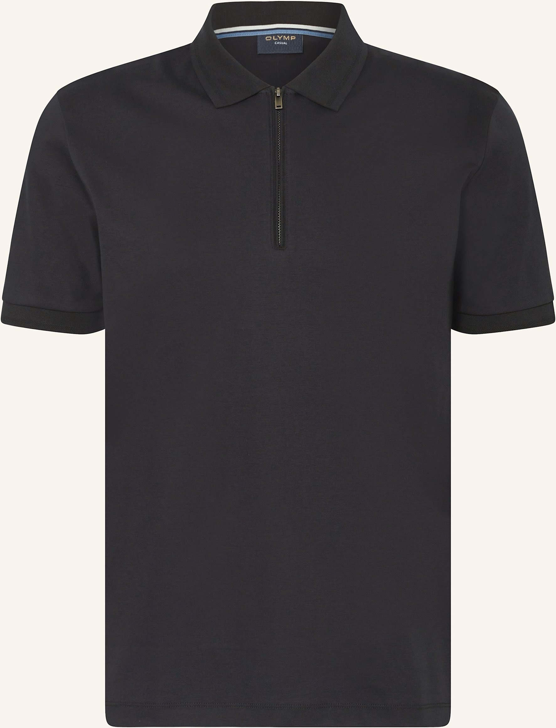 Thumbnail - Olymp Jersey-Poloshirt Casual Comfort Fit schwarz